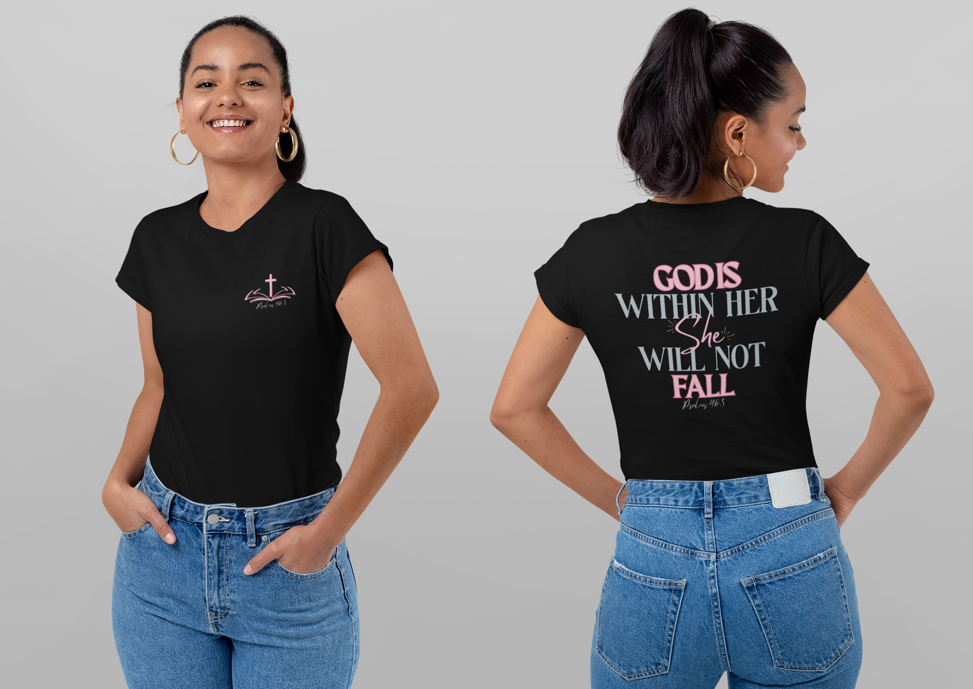God is Within Her - Inspirational Christian Apparel- Faith Based product thumbnail image God is Within Her - Inspirational Christian Apparel- Faith Based product thumbnail image