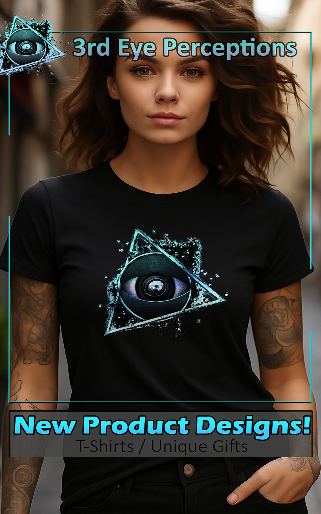 3rd Eye Perceptions Merch ( Unisex Heavy Cotton Tee )