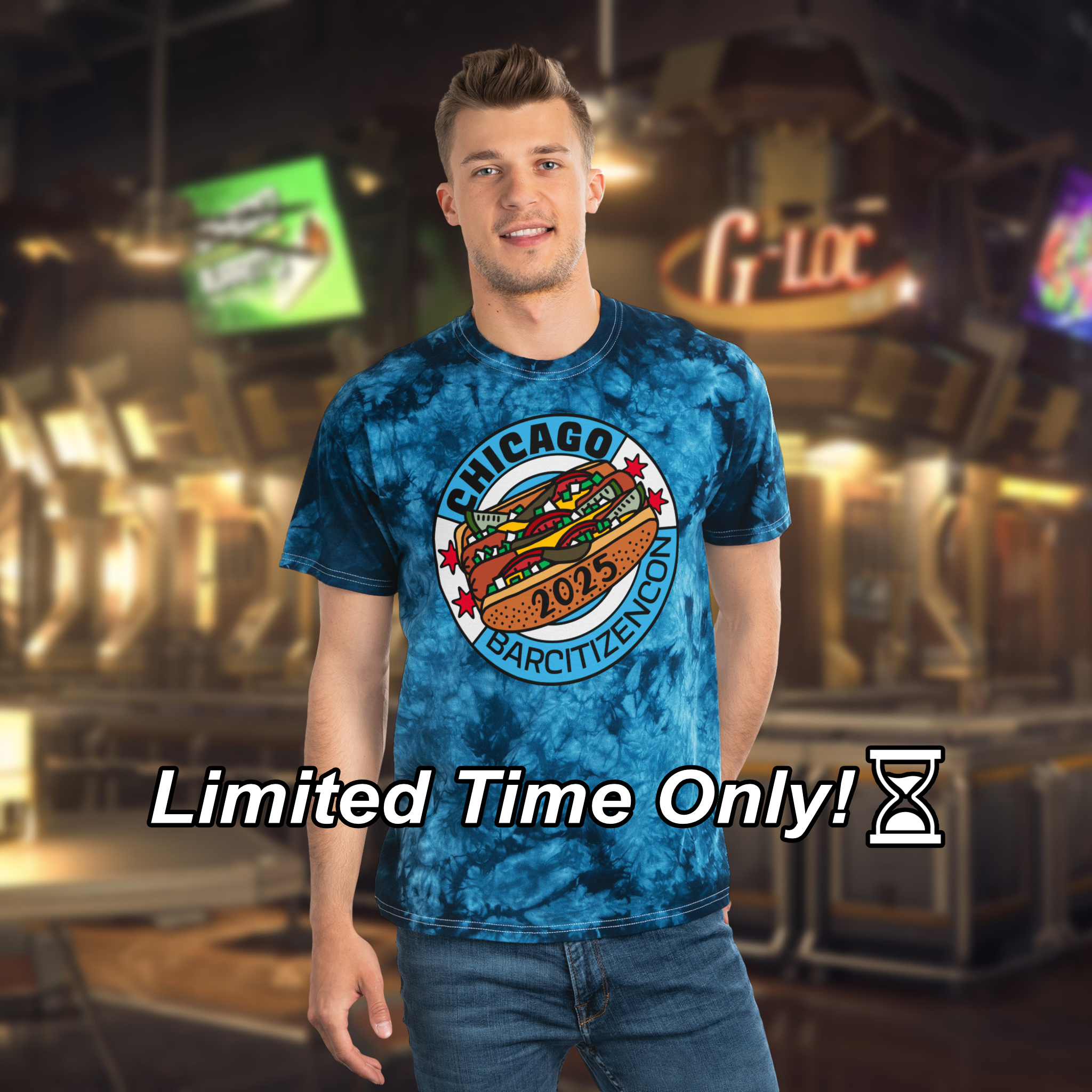 Official Chicago BarCitizenCon Tie-Dye [T-Shirt] product thumbnail image