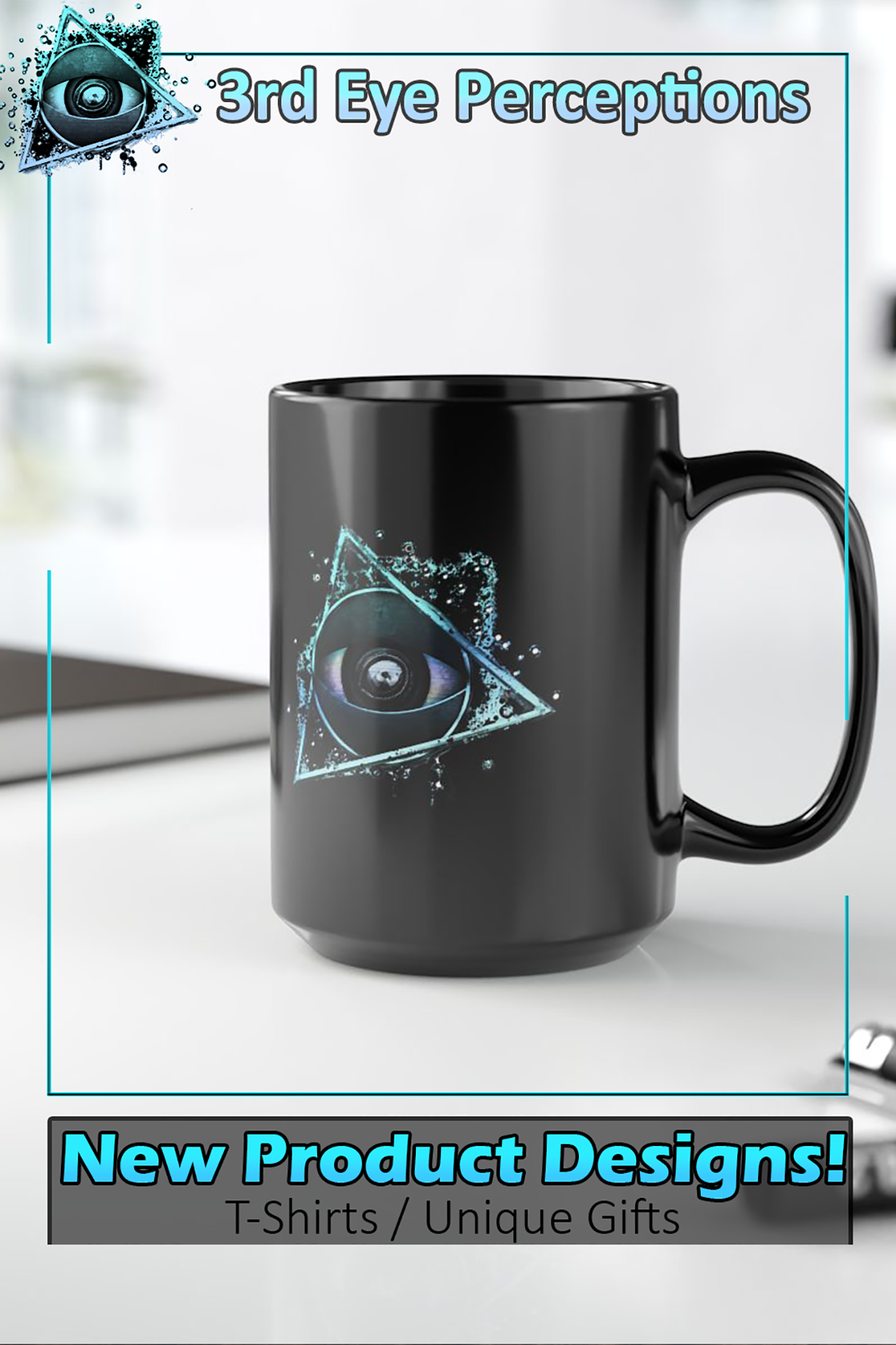 3rd Eye Perceptions Merch ( Black Mug, 15oz )