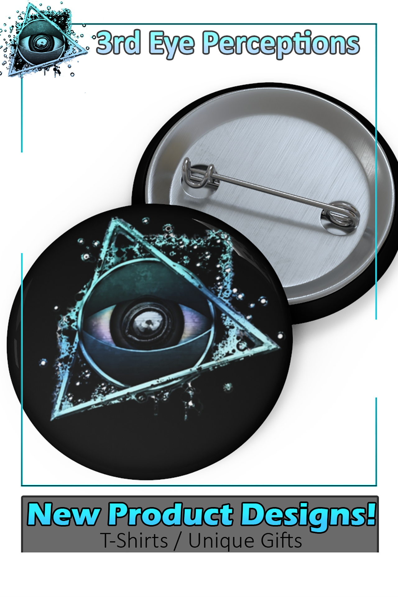 3rd Eye Perceptions Merch ( Color Buttons )