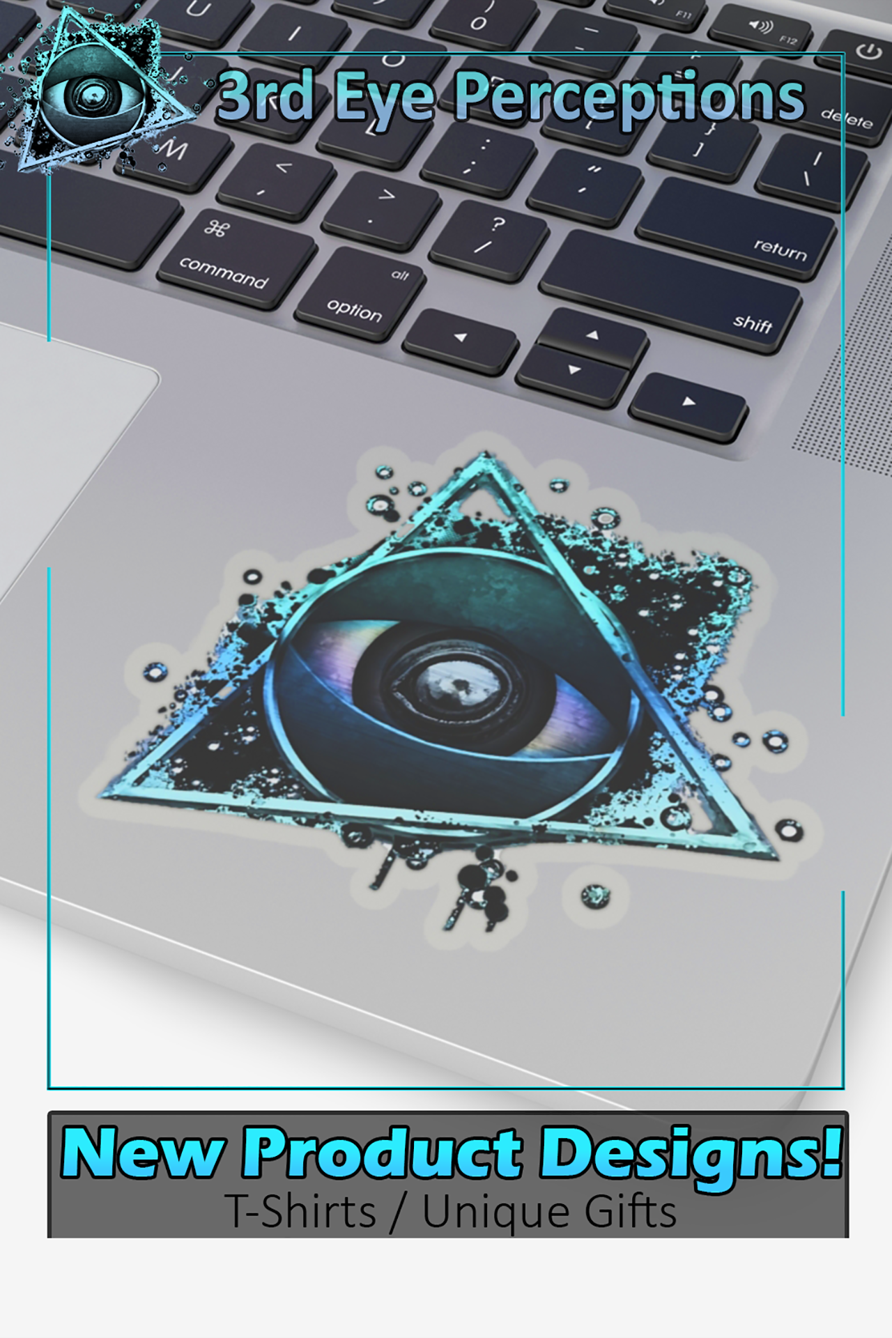 3rd Eye Perceptions Merch ( Kiss-Cut Stickers ) product thumbnail image