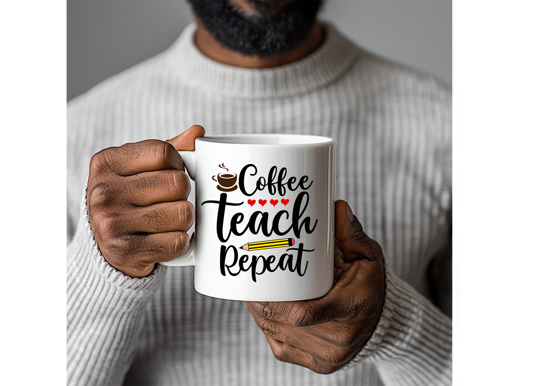 NEW!!! Coffee, Teach, Repeat Mug product thumbnail image