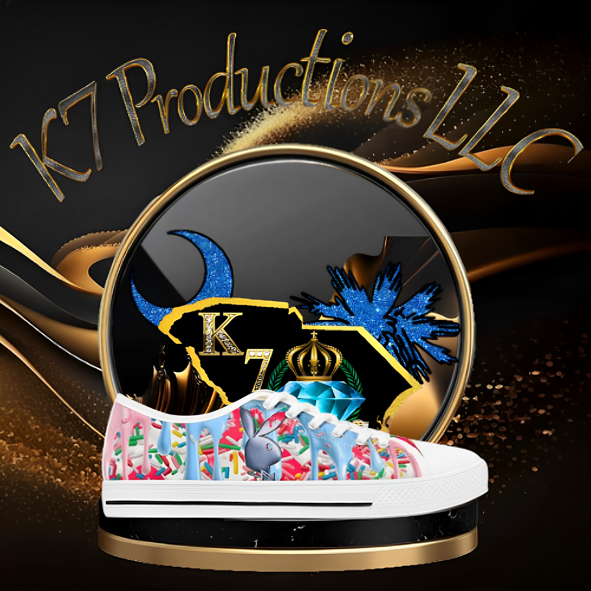 Women's PlayBoy Icing Sneakers product thumbnail image Women's PlayBoy Icing Sneakers product thumbnail image