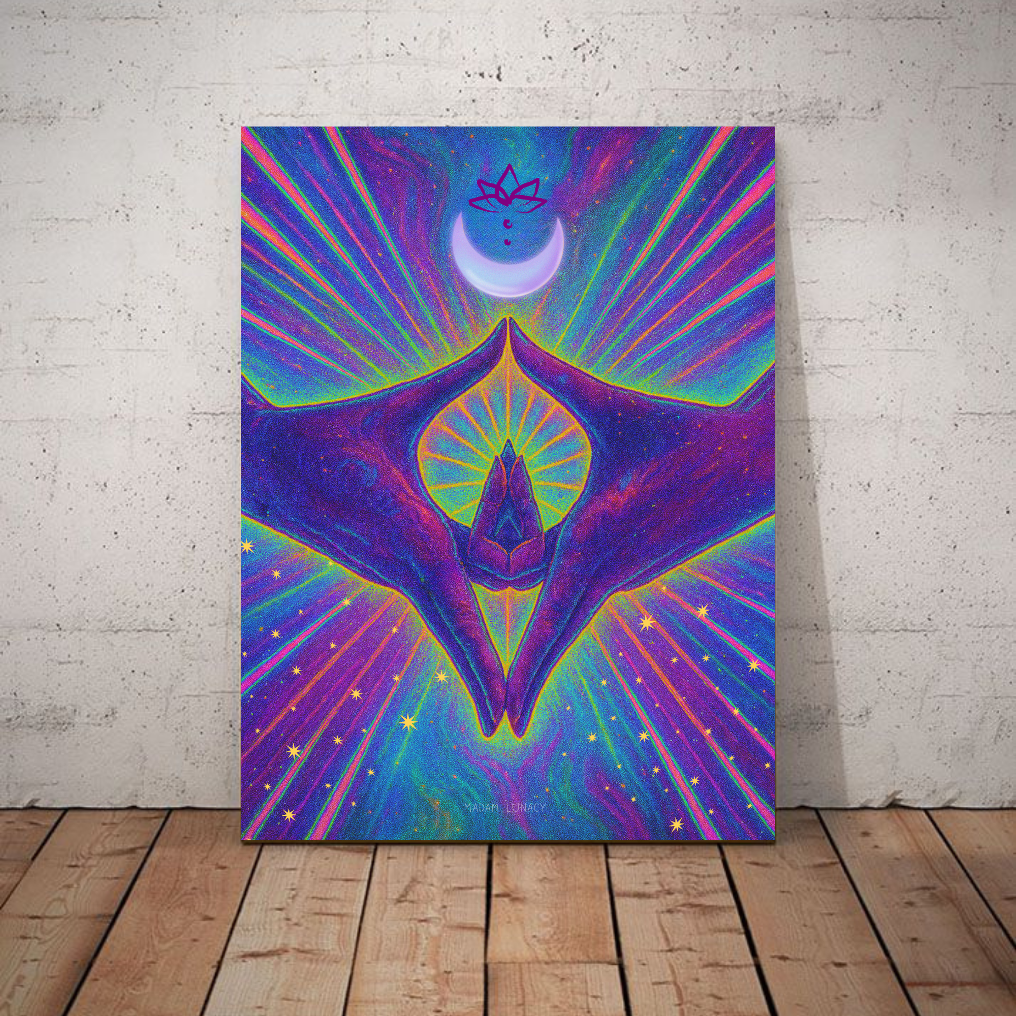 Magical Yoni. Art by Madam Lunacy - ART PRINT Magical Yoni. Art by Madam Lunacy - ART PRINT