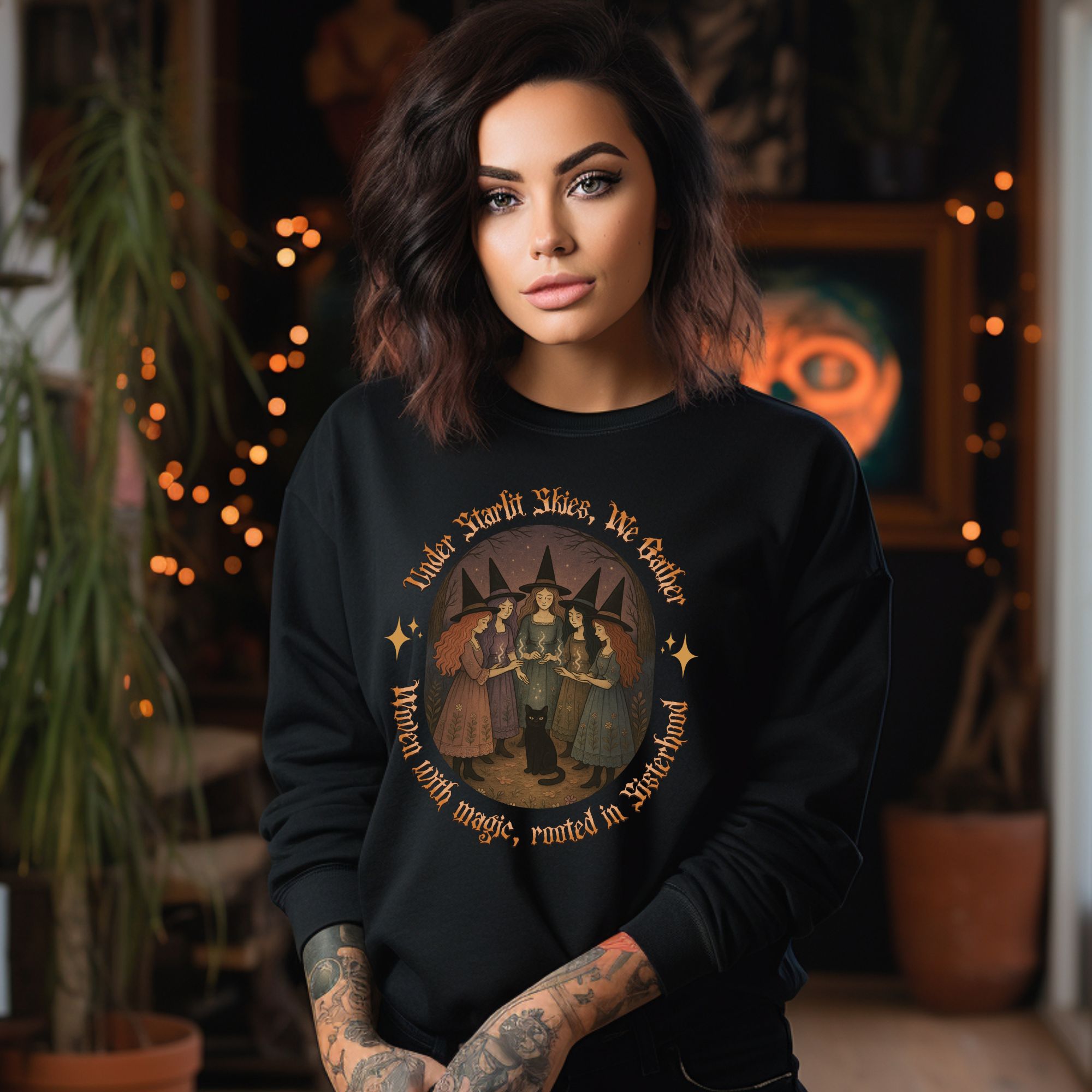 Witchy Sisterhood Sweatshirt product thumbnail image Witchy Sisterhood Sweatshirt product thumbnail image