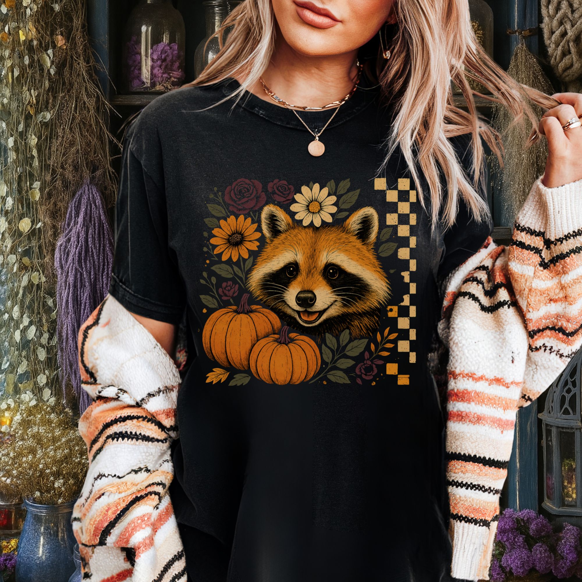 Autumn Raccoon Tee product thumbnail image