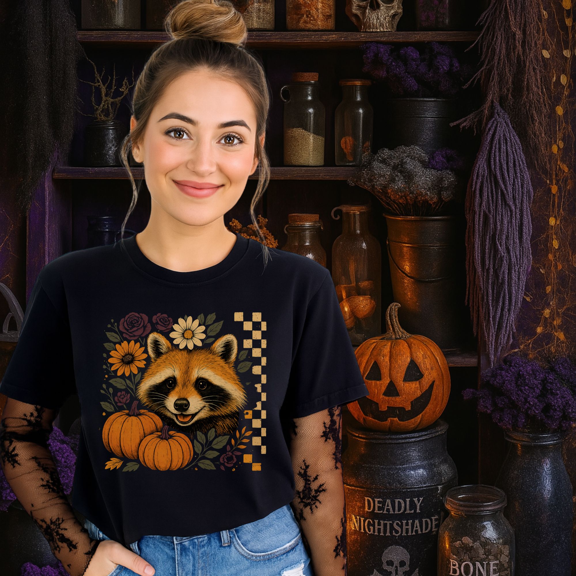 Autumn Raccoon Tee product thumbnail image