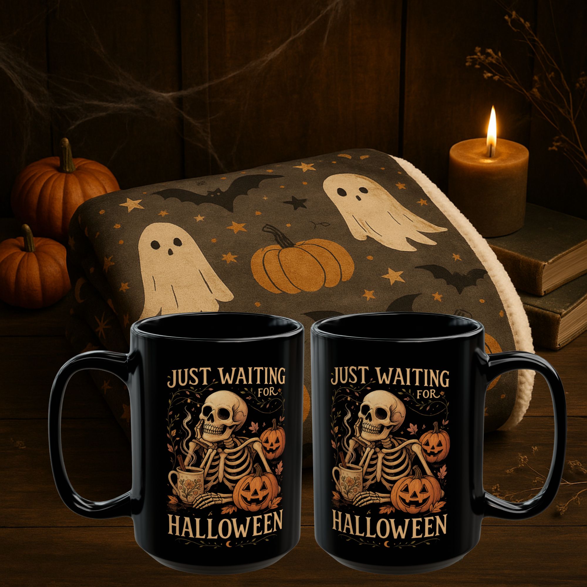 Just waiting for Halloween Mug product thumbnail image