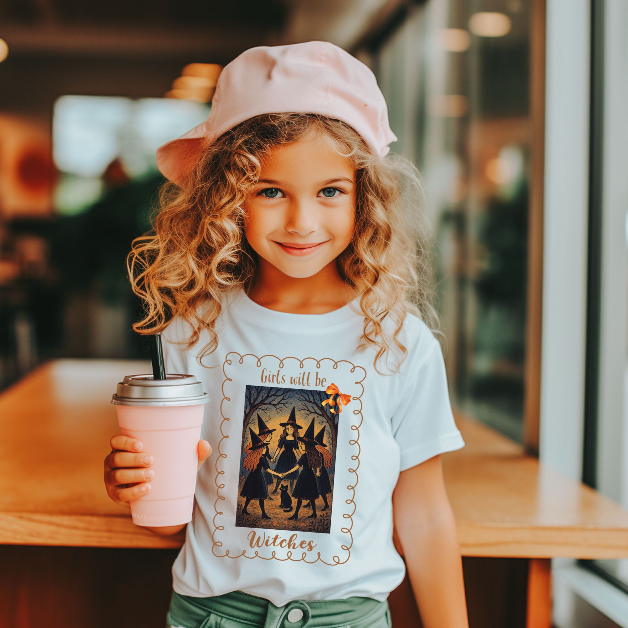 Coquette Witch Kids T-Shirt product thumbnail image