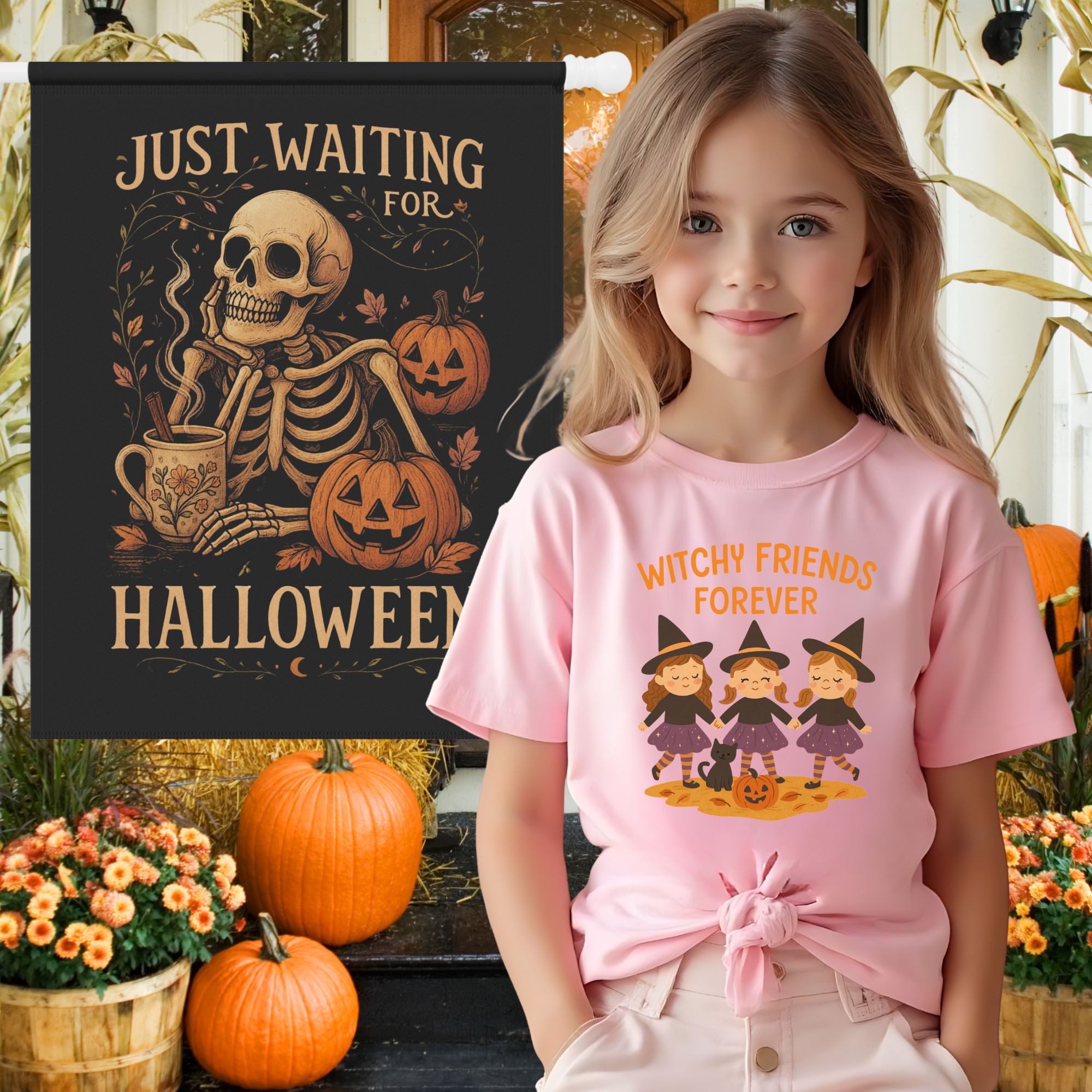 Kids Tee - Witchy Friends Kids Tee product thumbnail image