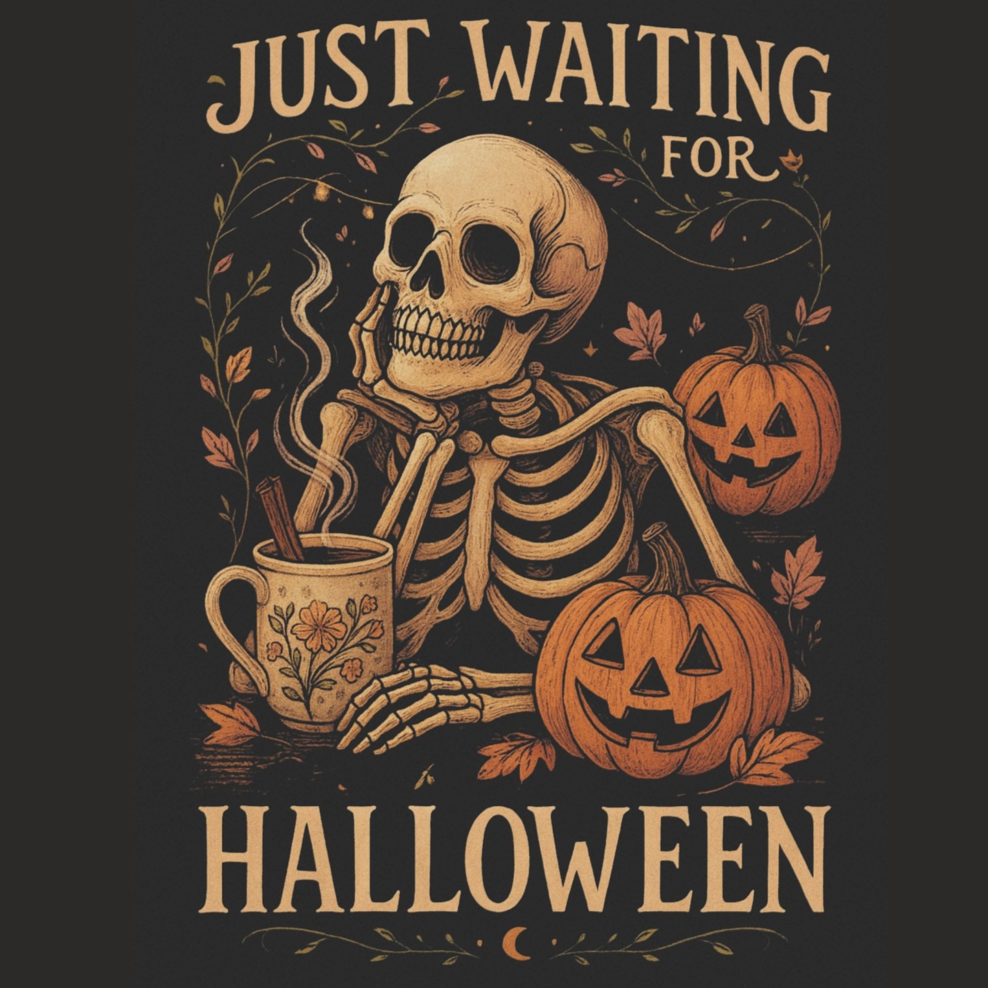 Waiting for Halloween House Flag product thumbnail image Waiting for Halloween House Flag product thumbnail image