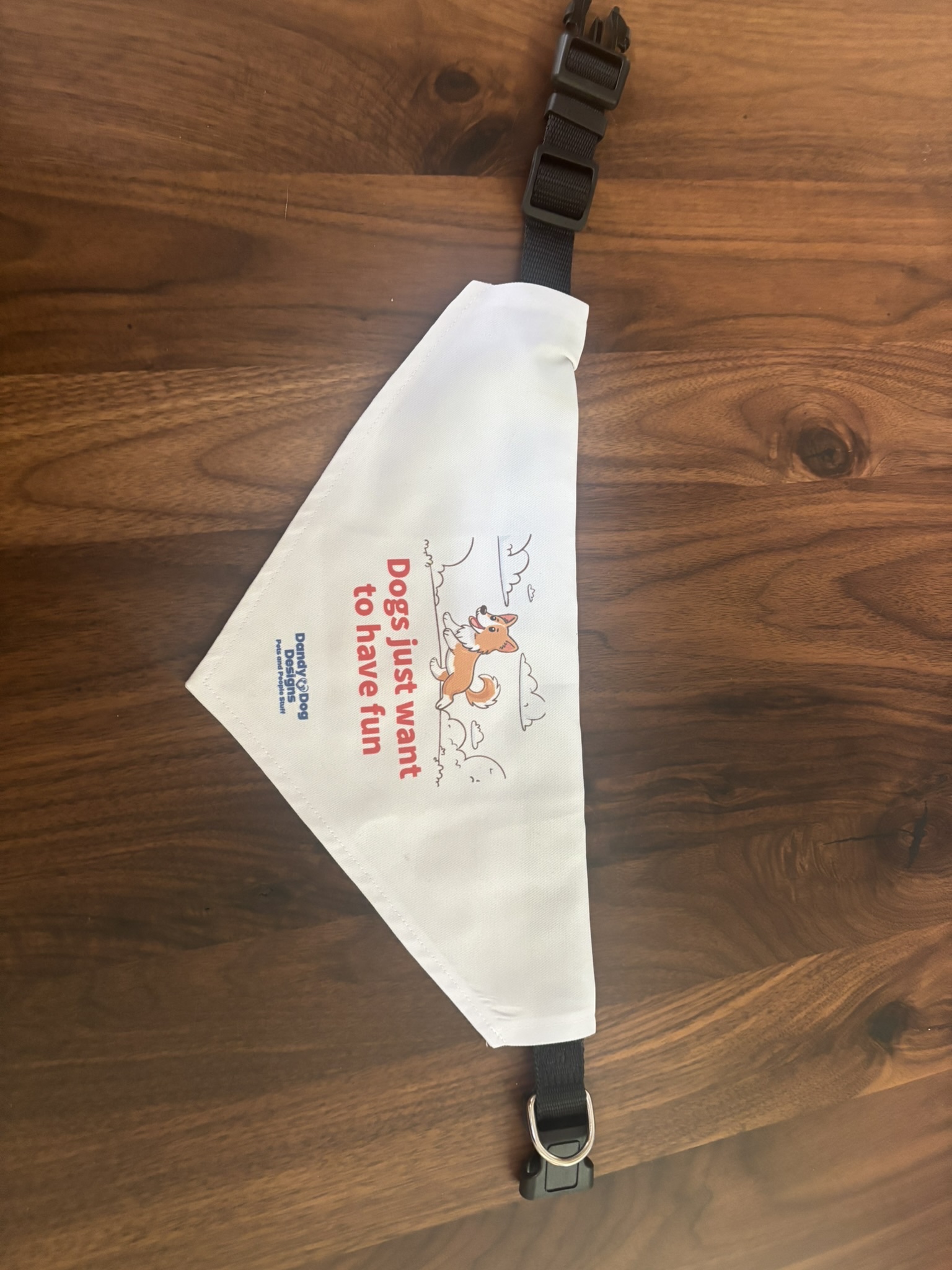 Playful Clip-on Pet Bandana, Fun Dog Accessory, Pet Celebration Gift, Dog Lovers Fashion, Cute Dog Bandana, Funny Pet Apparel product thumbnail image