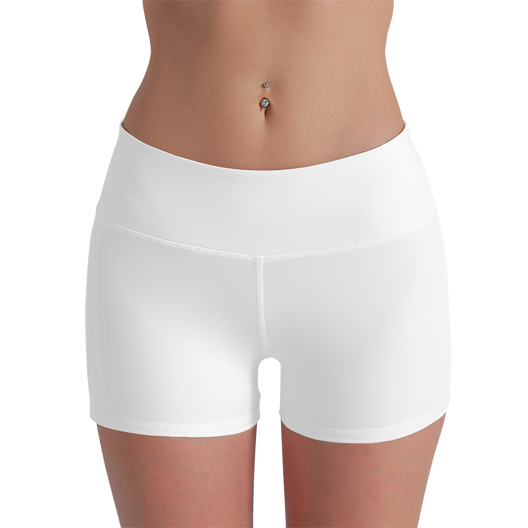 Ivory Stretchy -Fitness Shorts product thumbnail image