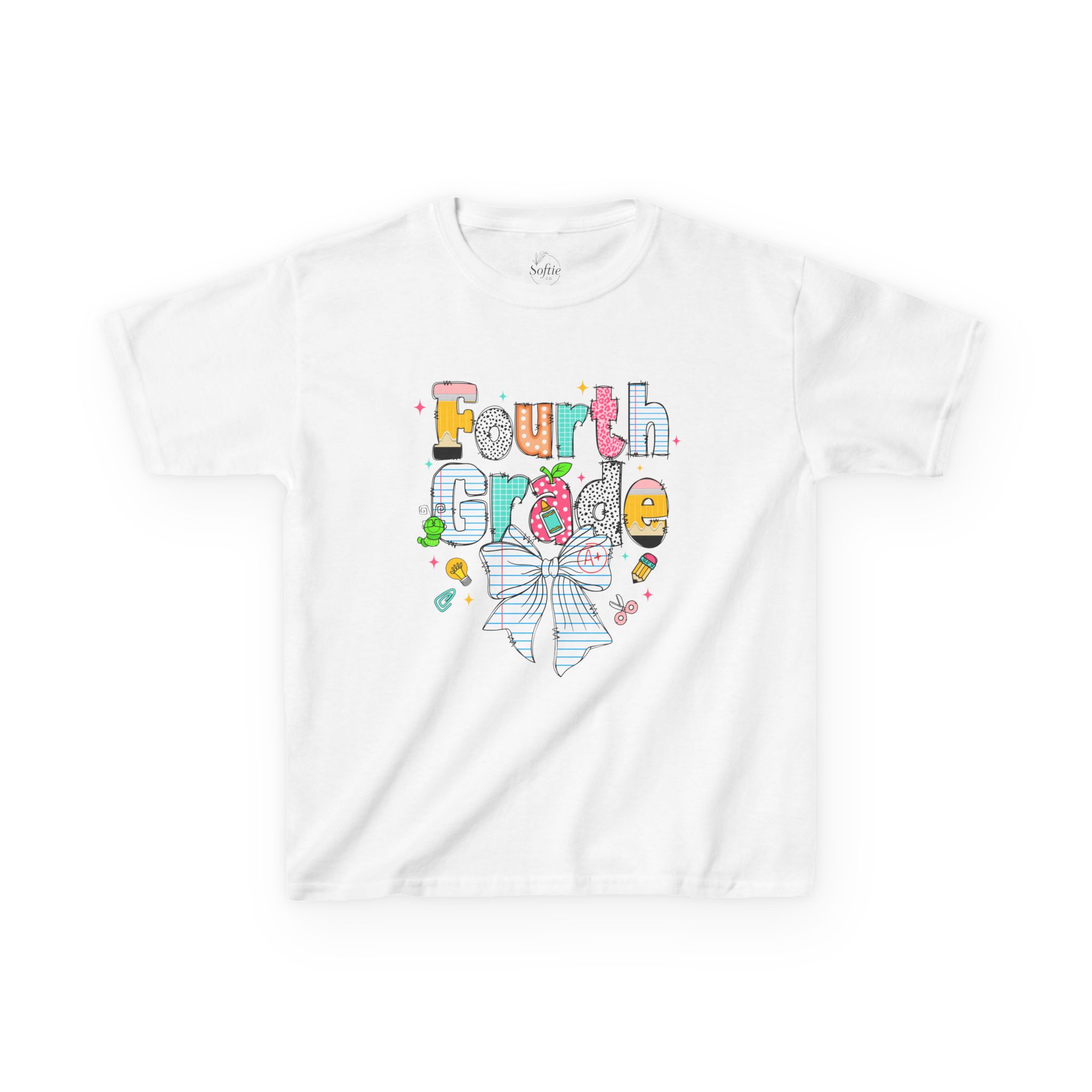 Kids Tee - Back to School Grade K-5 Bow Design product thumbnail image Kids Tee - Back to School Grade K-5 Bow Design product thumbnail image