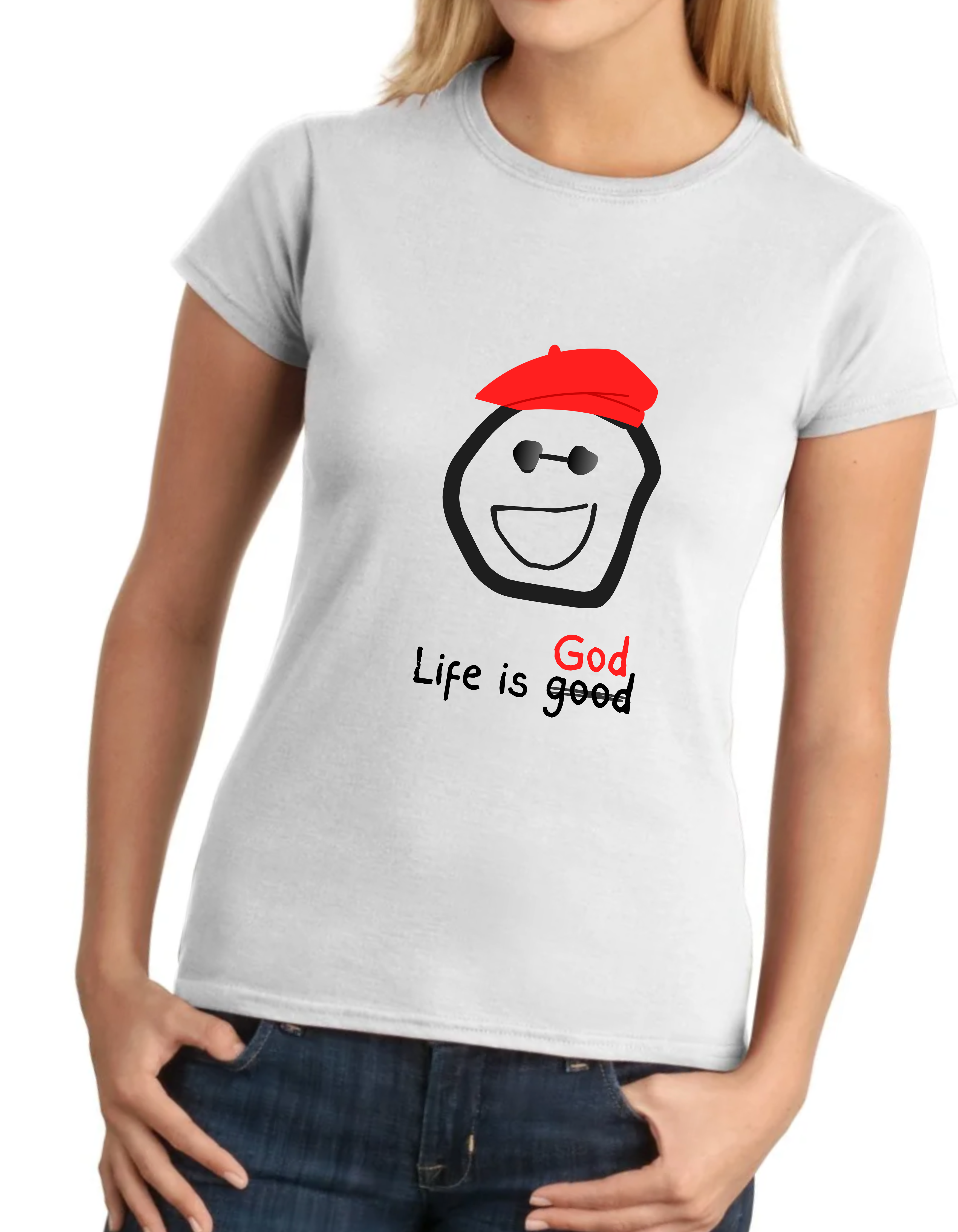 Cheerful Women's Softstyle Tee - 'Life is Good' Graphic, Casual T-Shirt, Gifts for Her, Birthday Top, Positive Vibes Wear, Everyday [...]