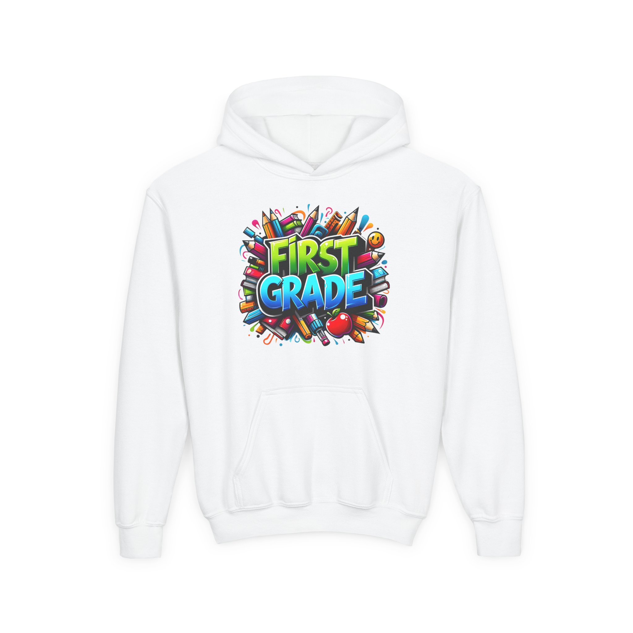 Colorful K - 5th Grade Hoodie Back to School Sweatshirt product thumbnail image Colorful K - 5th Grade Hoodie Back to School Sweatshirt product thumbnail image