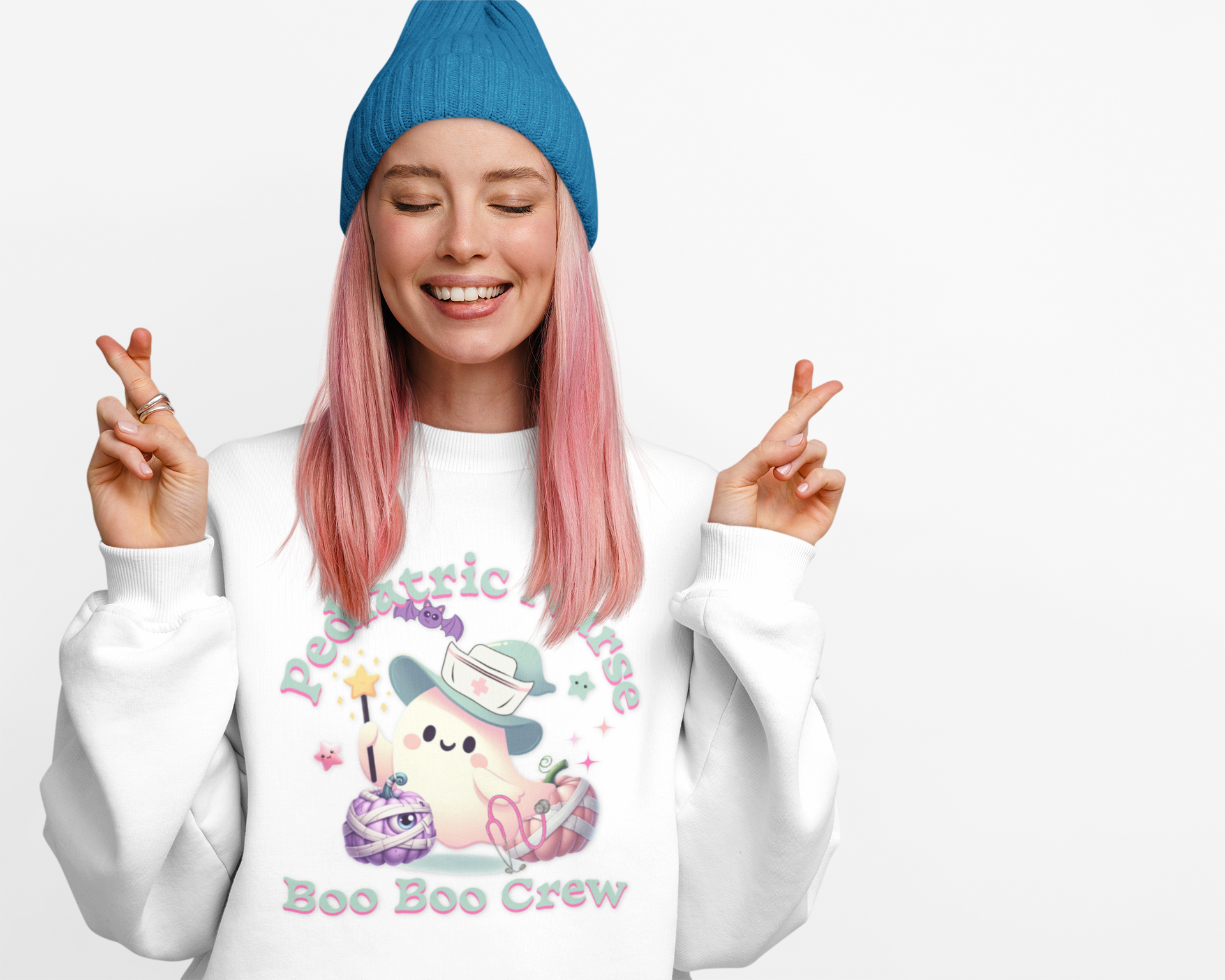 🎃 Pediatric Nurse Boo Boo 👻Crew Unisex Heavy Blend👻 Crewneck Sweatshirt, Halloween Shirt for Nurses, Funny T-Shirt for women. Pediatric RN Nurse Boo Boo Crew t-shirt. product thumbnail image 🎃 Pediatric Nurse Boo Boo 👻Crew Unisex Heavy Blend👻 Crewneck Sweatshirt, Halloween Shirt for Nurses, Funny T-Shirt for women. Pediatric RN Nurse Boo Boo Crew t-shirt. product thumbnail image