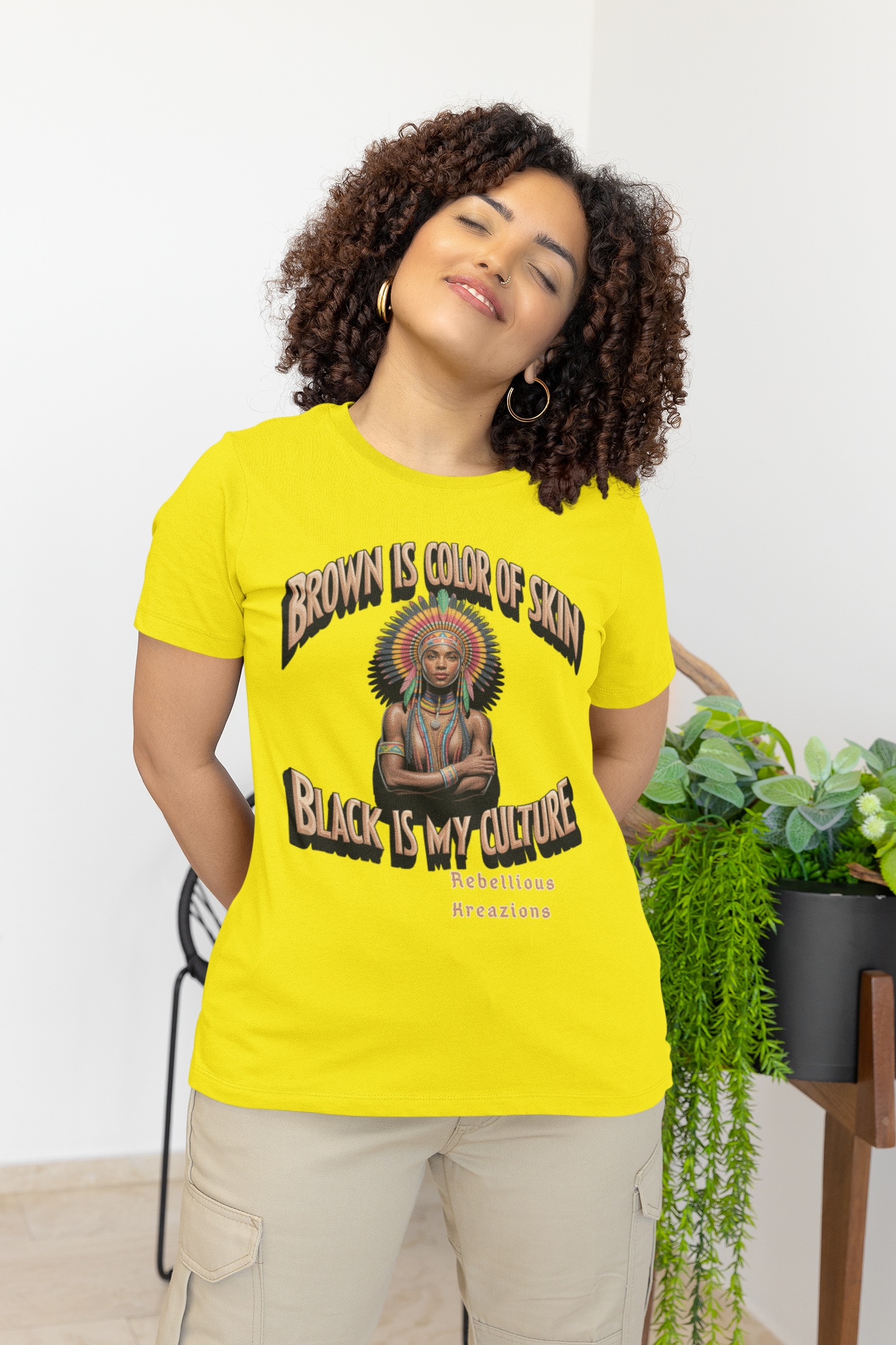e.(female), Brown Is Color Of Skin; Black Is My Culture!