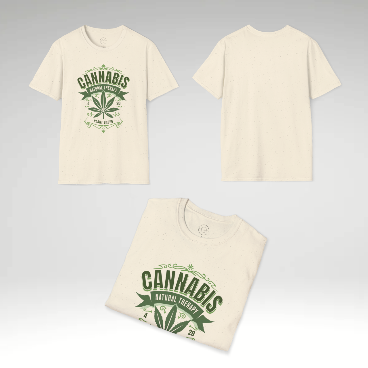 Cannabis Natural Therapy T-Shirt | Softstyle Tee for Plant Lovers, Herbal Enthusiasts, Eco-Friendly Gift, Unisex Apparel, 420 Celebration product thumbnail image Cannabis Natural Therapy T-Shirt | Softstyle Tee for Plant Lovers, Herbal Enthusiasts, Eco-Friendly Gift, Unisex Apparel, 420 Celebration product thumbnail image