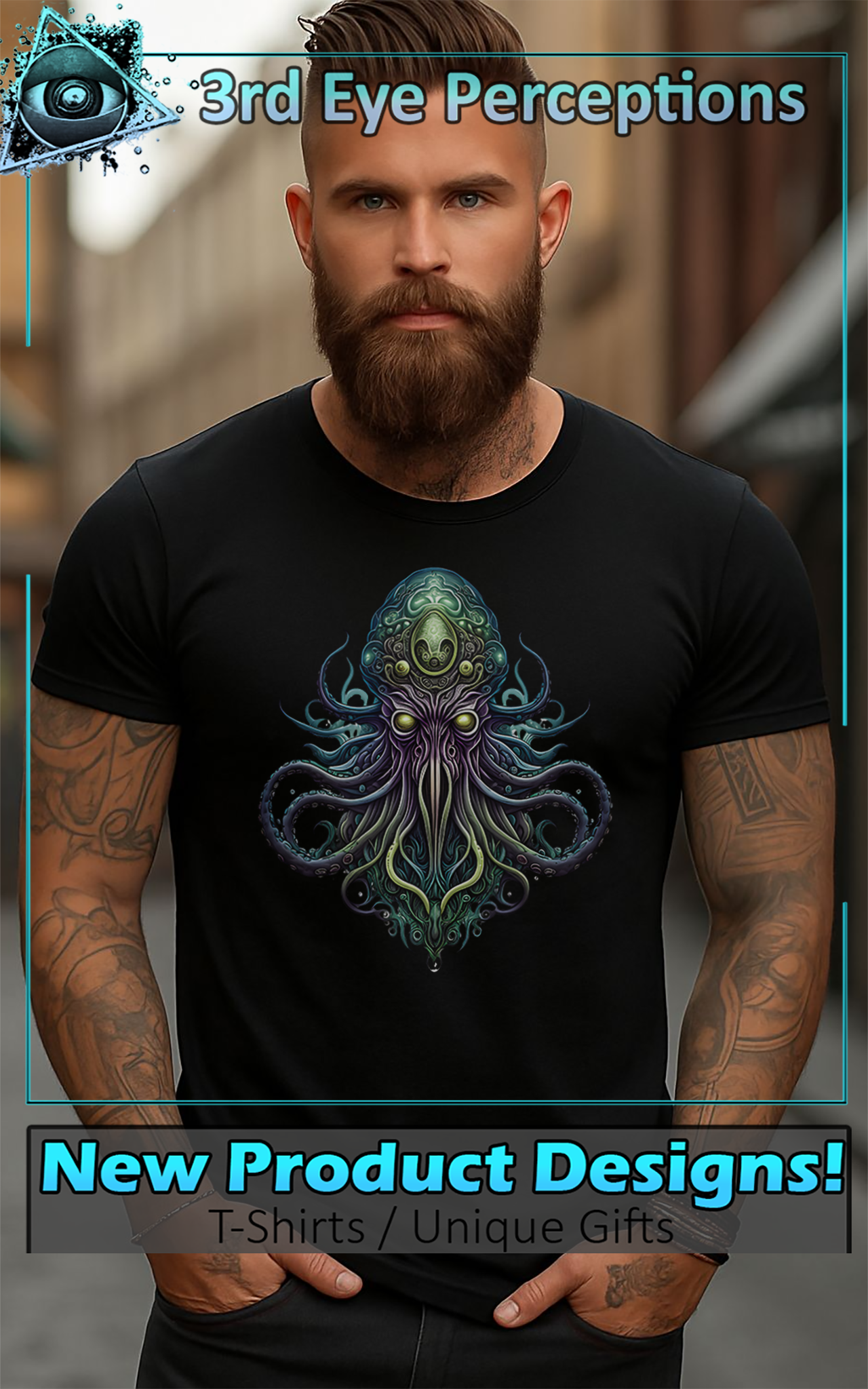 Mythical Kraken Octopus Horror Fantasy