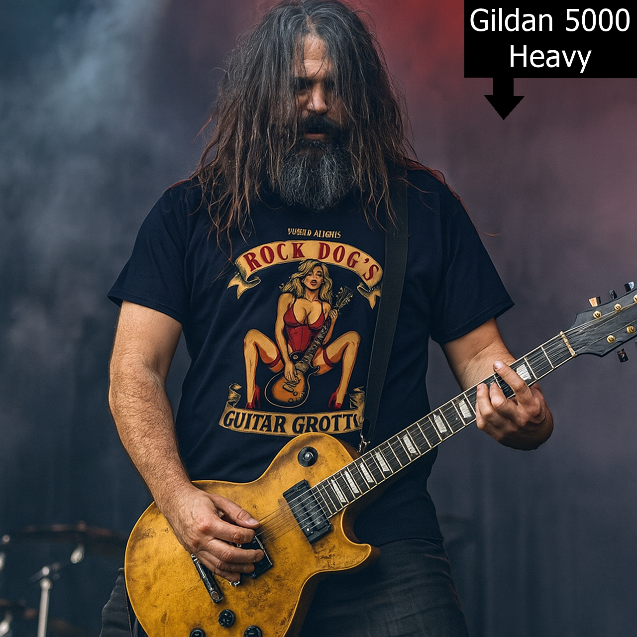 Guitar Vintage Pin Up Band Shirt, Emo Revival, Heavy Metal Pin Up Tee, 90s Grunge Aesthetic, Graphic Concert T-Shirt, Grunge Metal Y2k Style Guitar Vintage Pin Up Band Shirt, Emo Revival, Heavy Metal Pin Up Tee, 90s Grunge Aesthetic, Graphic Concert T-Shirt, Grunge Metal Y2k Style