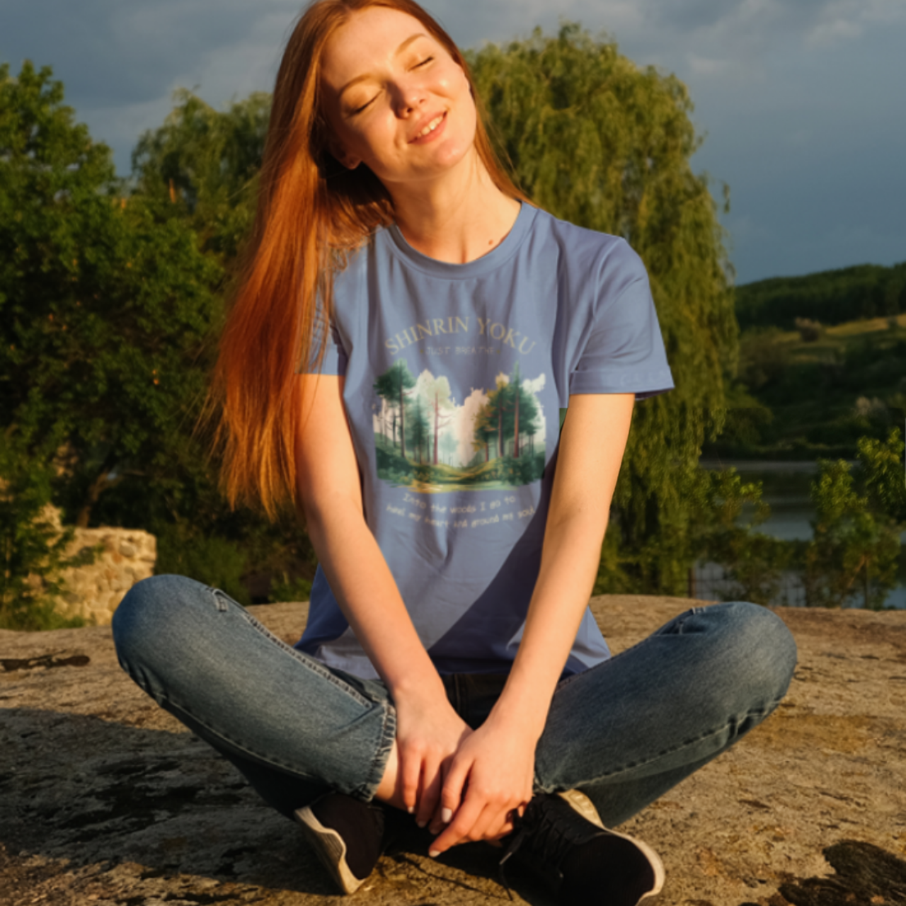 Shinrin Yoku Grounding Tee product thumbnail image Shinrin Yoku Grounding Tee product thumbnail image