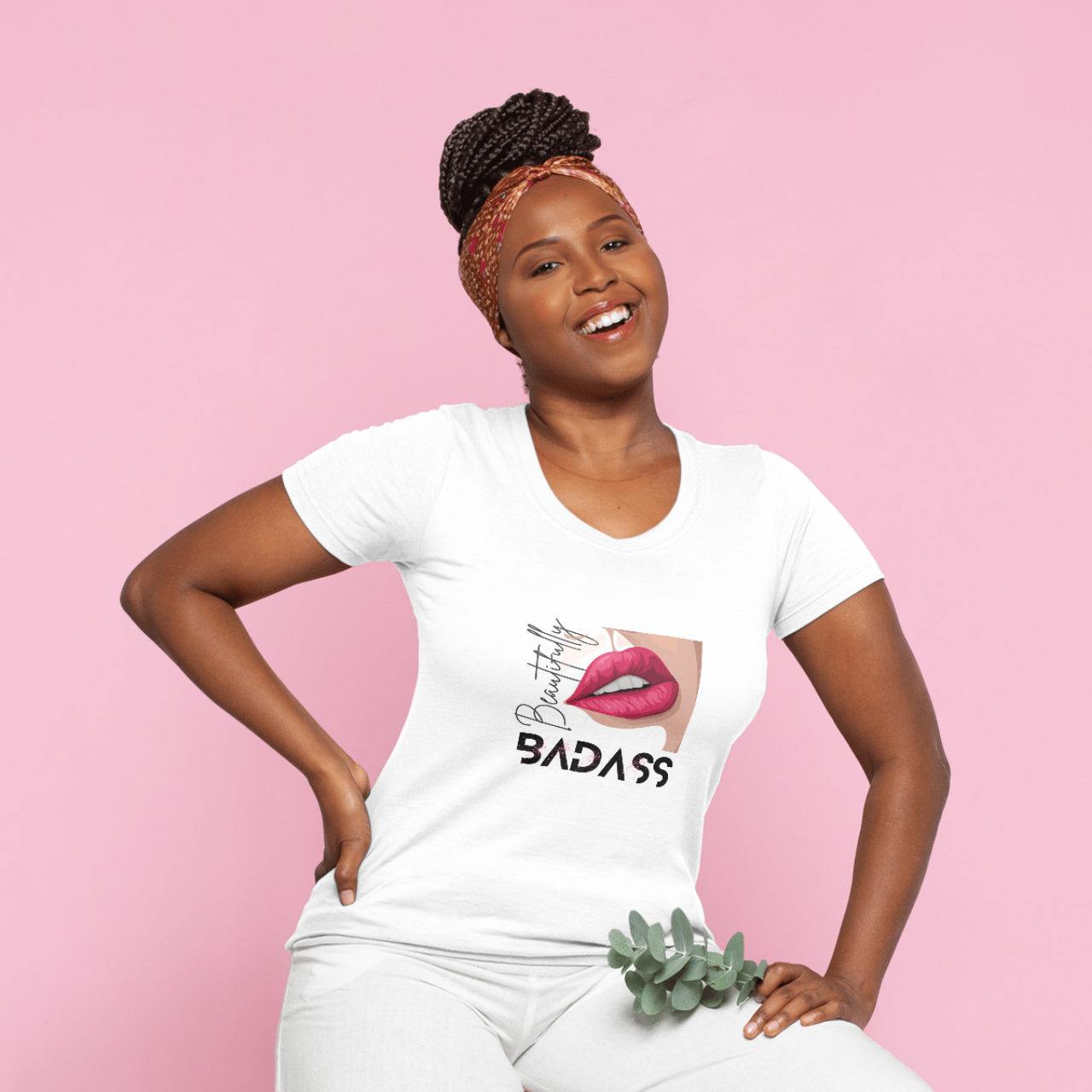 Beautifully Badass Empowerment Tee – Because Confidence Looks Good on You product thumbnail image
