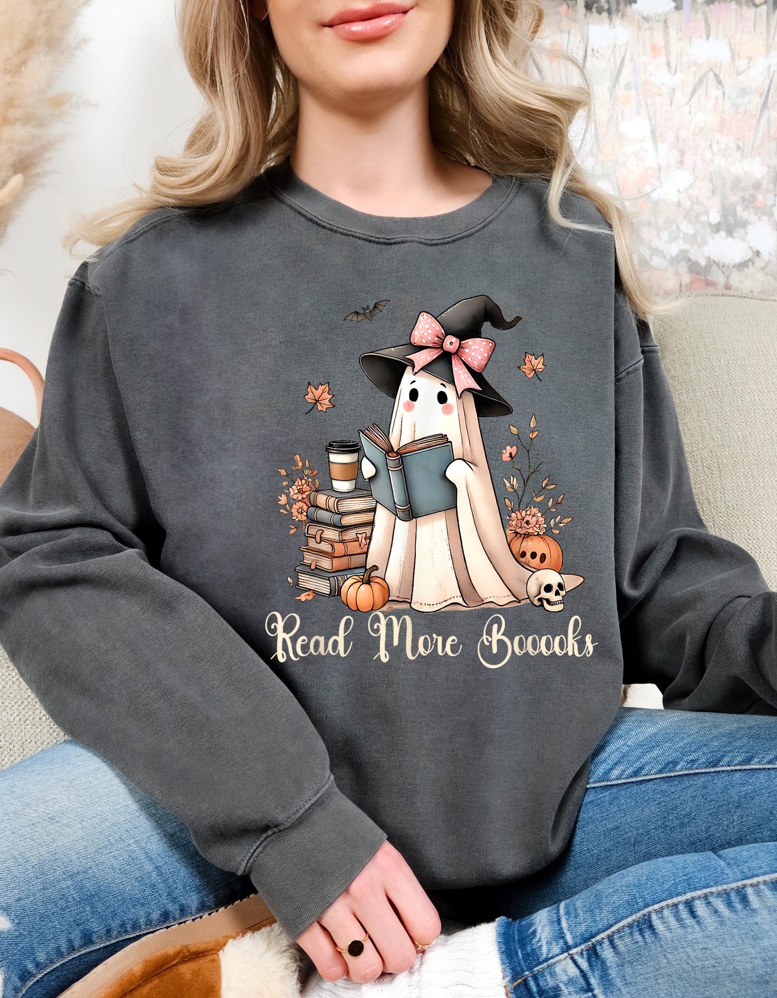 Comfort Colors Cozy Fall Ghost Sweatshirt, Unisex Lightweight Crewneck, Halloween Spirit Sweatshirt, Perfect for Layering, Halloween Gift Comfort Colors Cozy Fall Ghost Sweatshirt, Unisex Lightweight Crewneck, Halloween Spirit Sweatshirt, Perfect for Layering, Halloween Gift