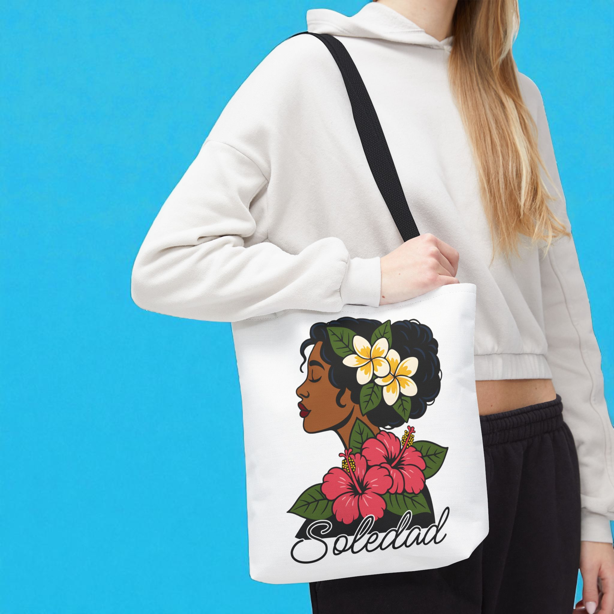 Soledad Floral Tote Bag, Bohemian Bag, Beach Tote, Stylish Gift, Eco-Friendly Bag, Summer Accessory, Travel Companion product thumbnail image Soledad Floral Tote Bag, Bohemian Bag, Beach Tote, Stylish Gift, Eco-Friendly Bag, Summer Accessory, Travel Companion product thumbnail image