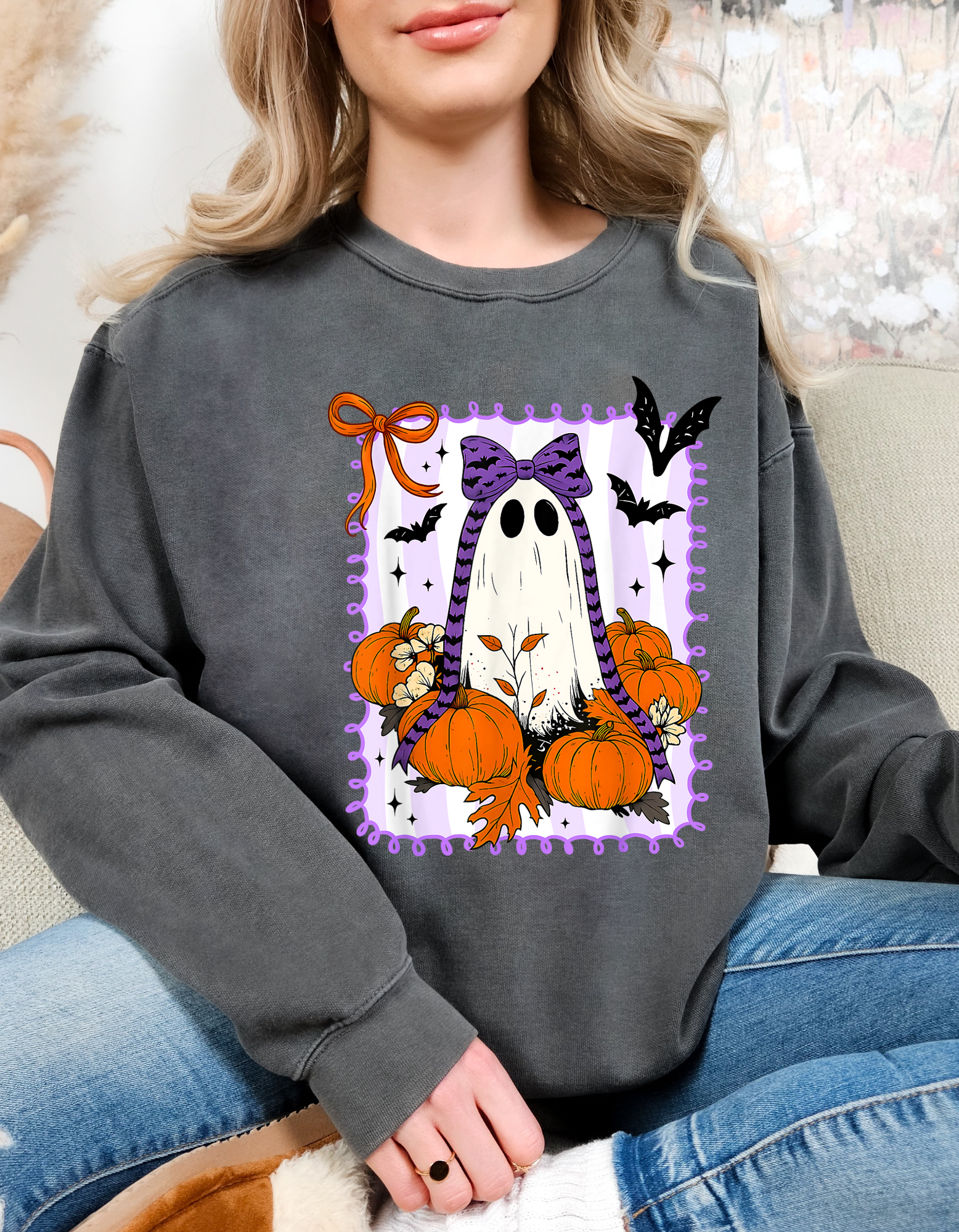 Unisex Lightweight Crewneck Sweatshirt product thumbnail image