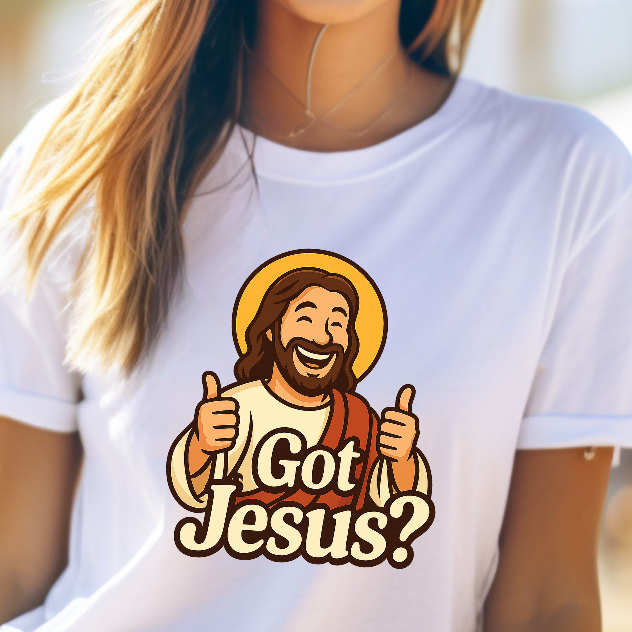 Got Jesus? - Women's Christian T-shirt product thumbnail image Got Jesus? - Women's Christian T-shirt product thumbnail image
