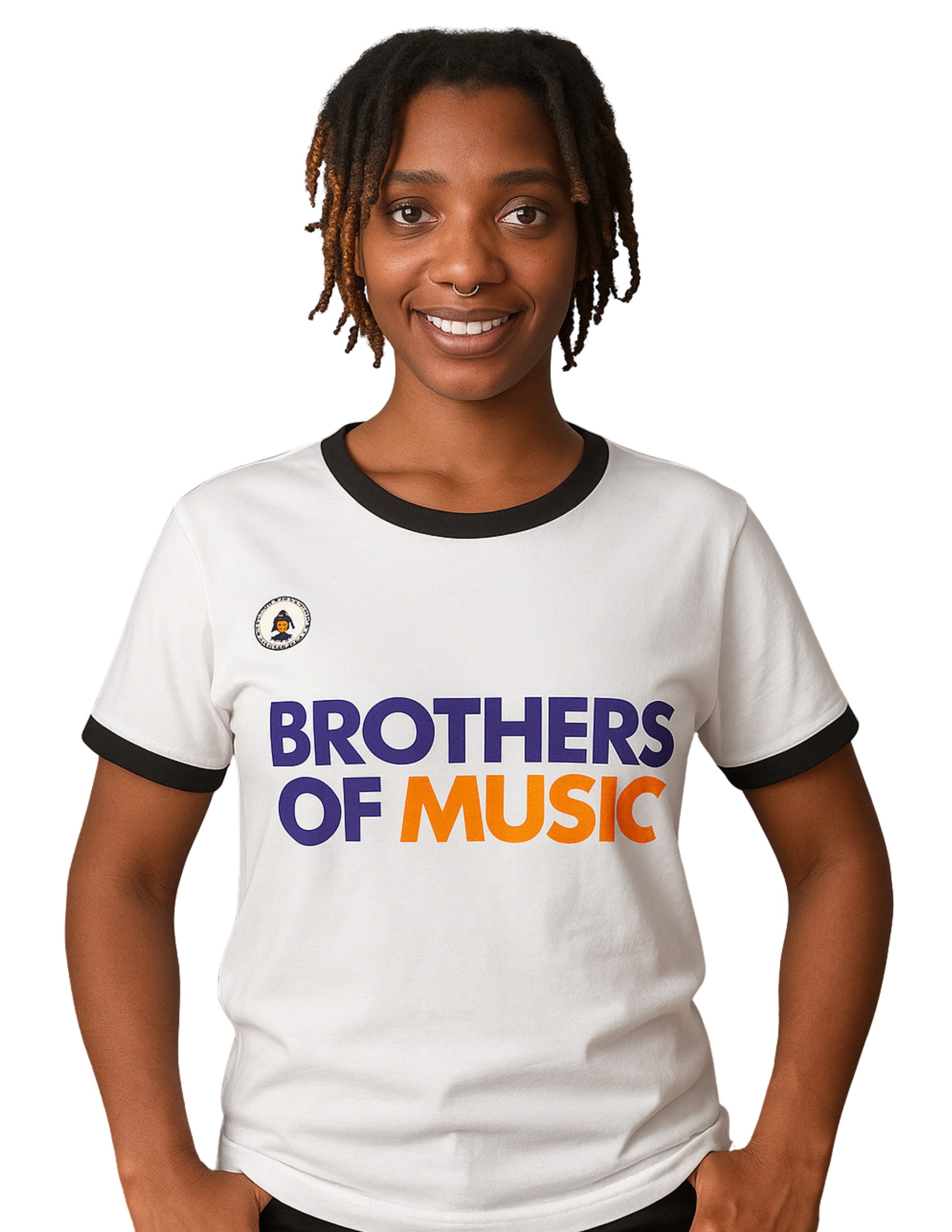 Musical Brotherhood Ringer T-Shirt - Perfect for Music Lovers, Band Merch, Gift for Musicians, Concert Wear, Casual Style product thumbnail image Musical Brotherhood Ringer T-Shirt - Perfect for Music Lovers, Band Merch, Gift for Musicians, Concert Wear, Casual Style product thumbnail image