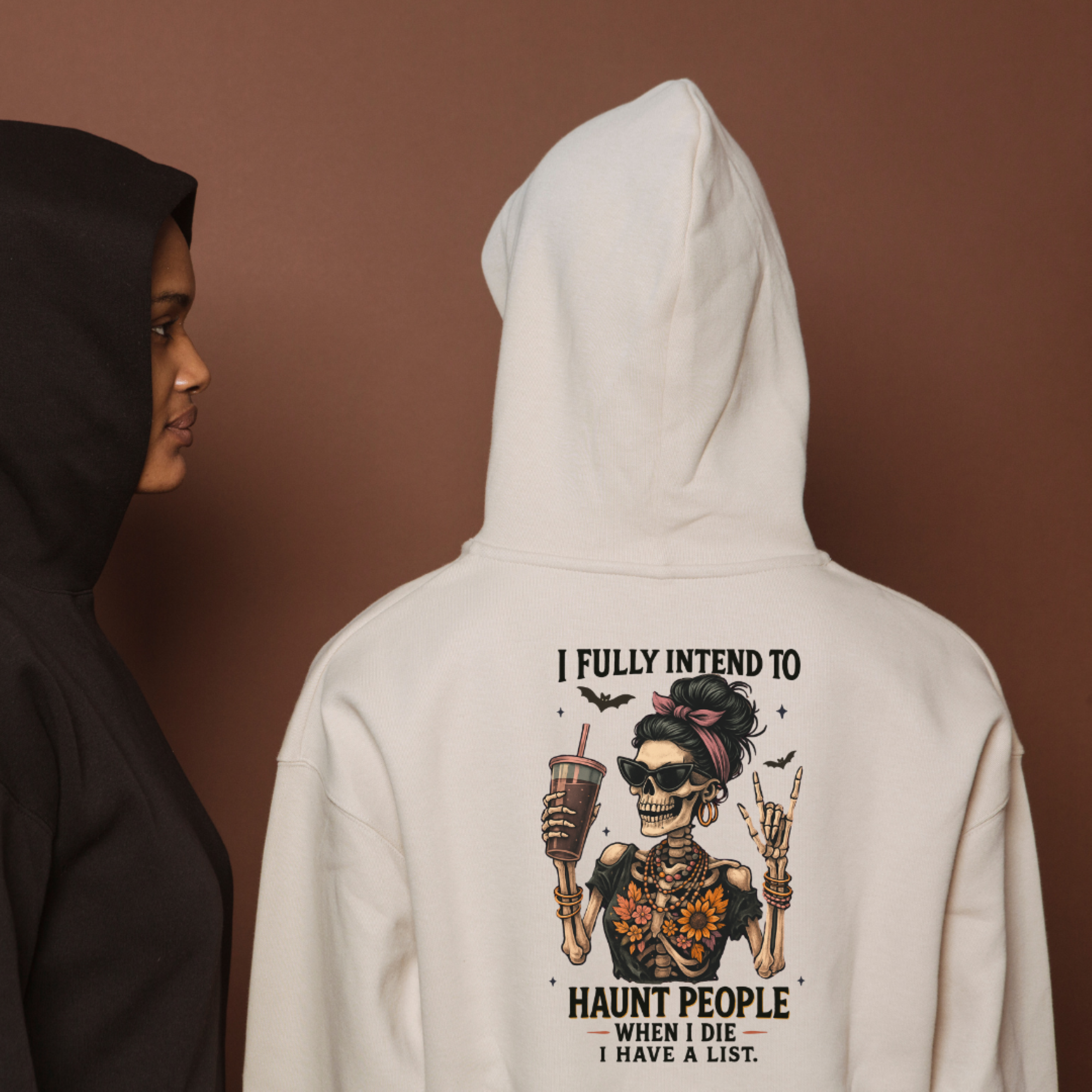 Cozy Halloween Hoodie - Unisex Heavy Blend Sweatshirt, Spooky Vibes, Haunted House Gift, Casual Layer, Fall Fashion, Halloween Decor