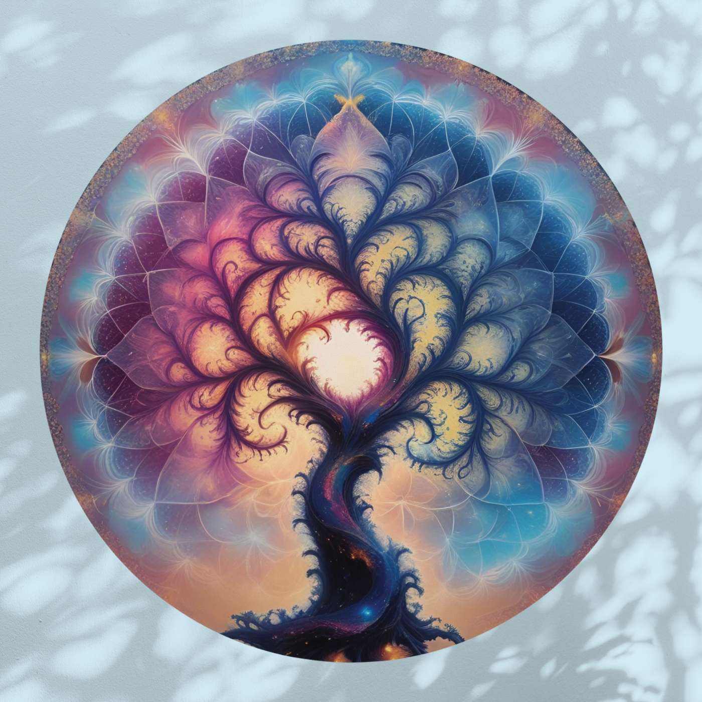 Enchanted Tree Mouse Pad - Colorful Desk Decor, Gamer Gift, Office Accessory, Tree of Life Design, Unique Workspace Decor