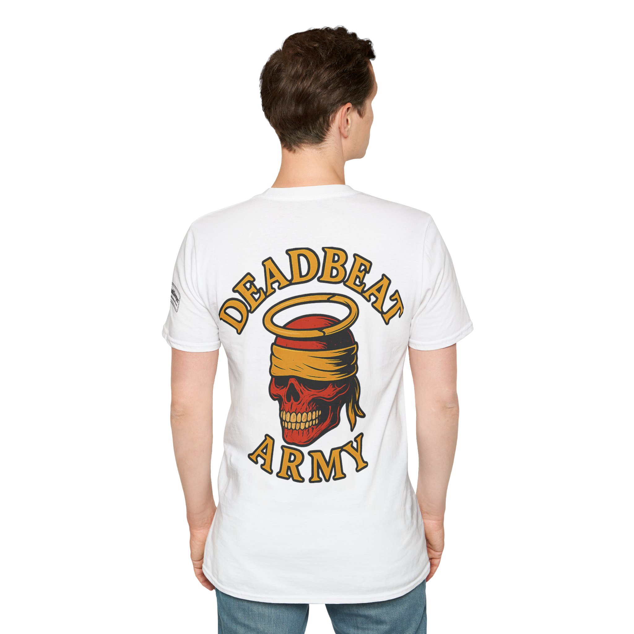 Deadbeat Army Unisex Softstyle T-Shirt - Bold Graphic Tee product thumbnail image Deadbeat Army Unisex Softstyle T-Shirt - Bold Graphic Tee product thumbnail image