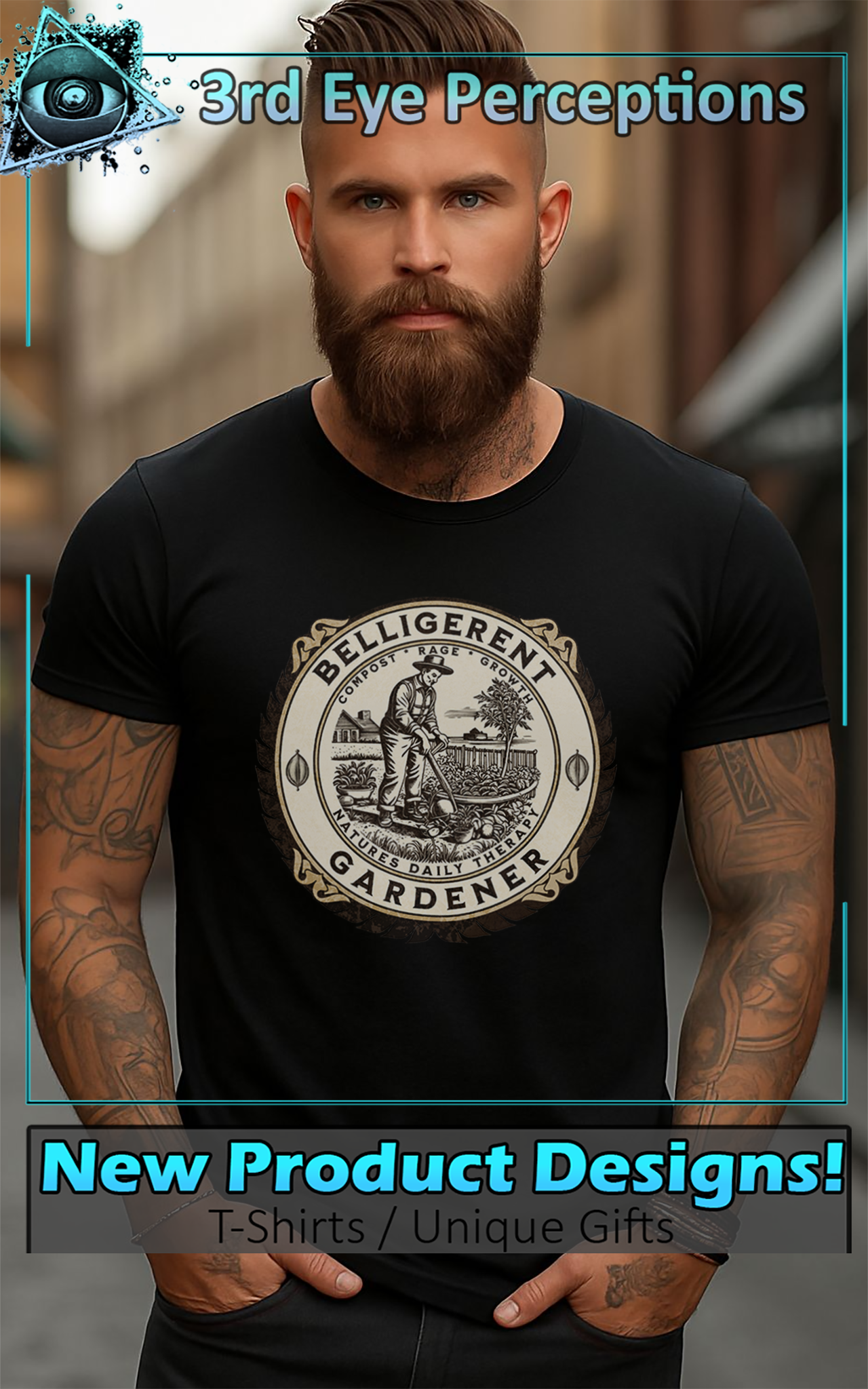 Compost Rage Grow Unisex Gardener Tee product thumbnail image