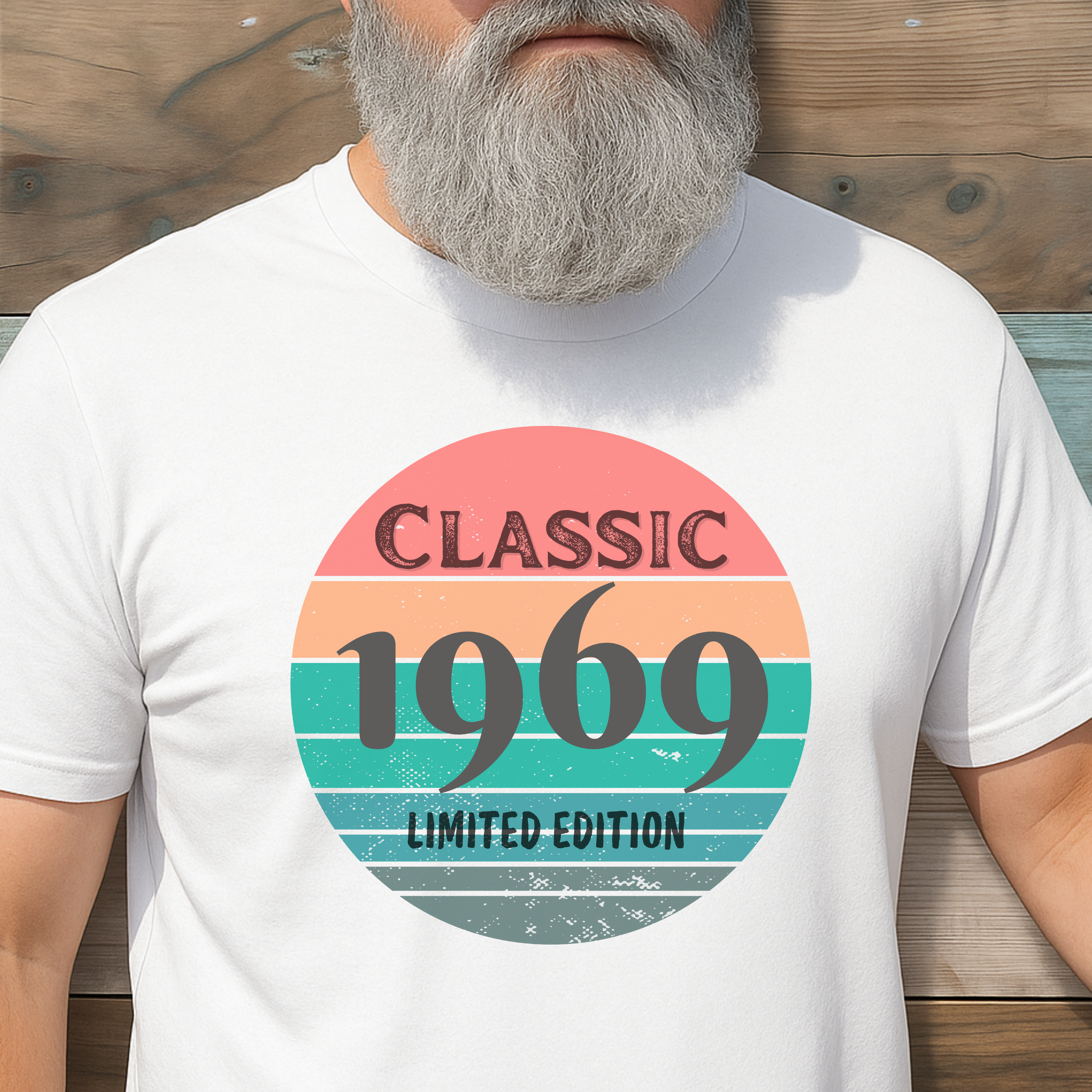 Vintage Classic 1969 Unisex Heavy Cotton Tee, Retro T-Shirt, Limited Edition Apparel, Perfect Gift for Birthday, Nostalgic Fashion