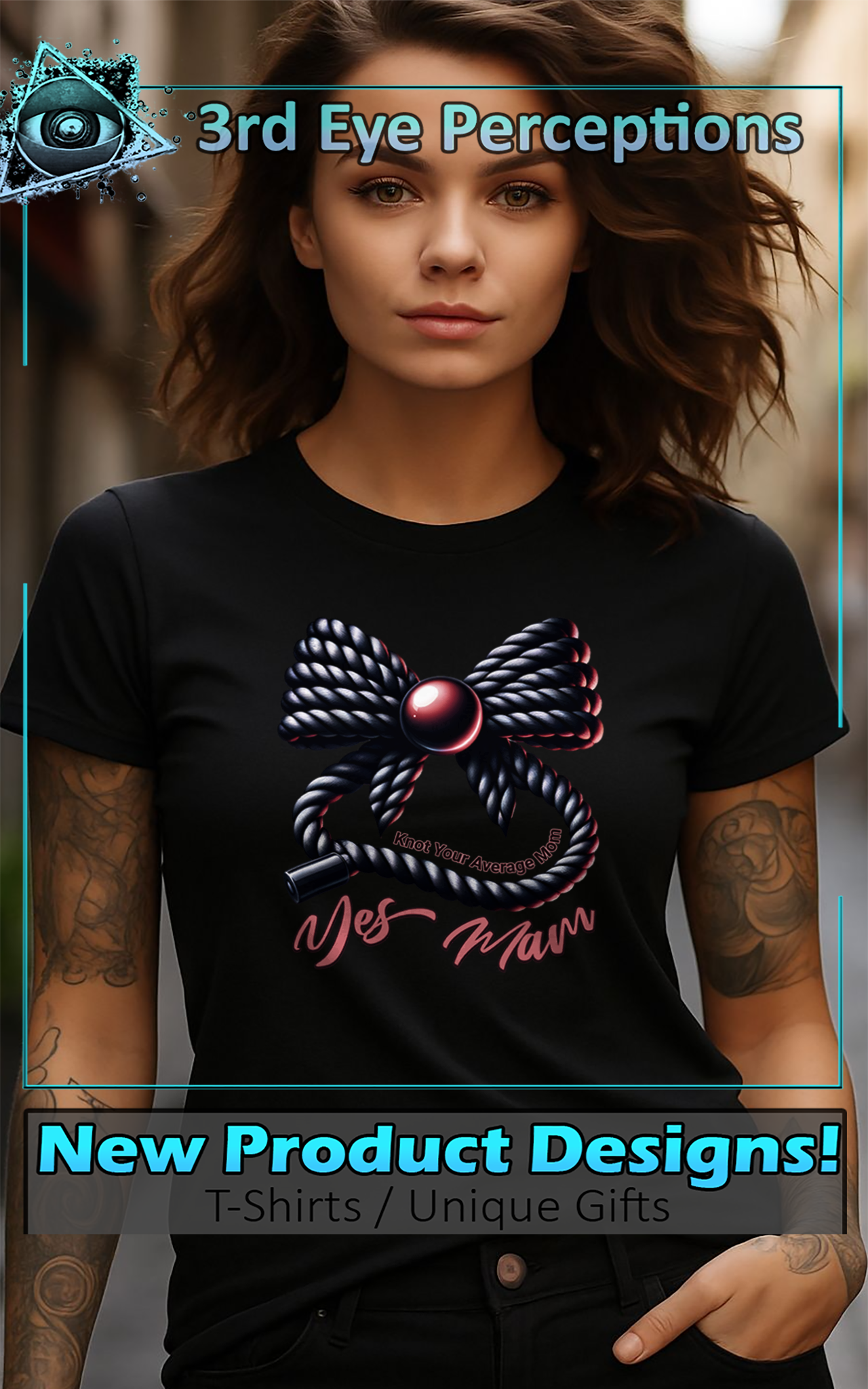 Kinky Rope Bow Mother's Day Tee product thumbnail image