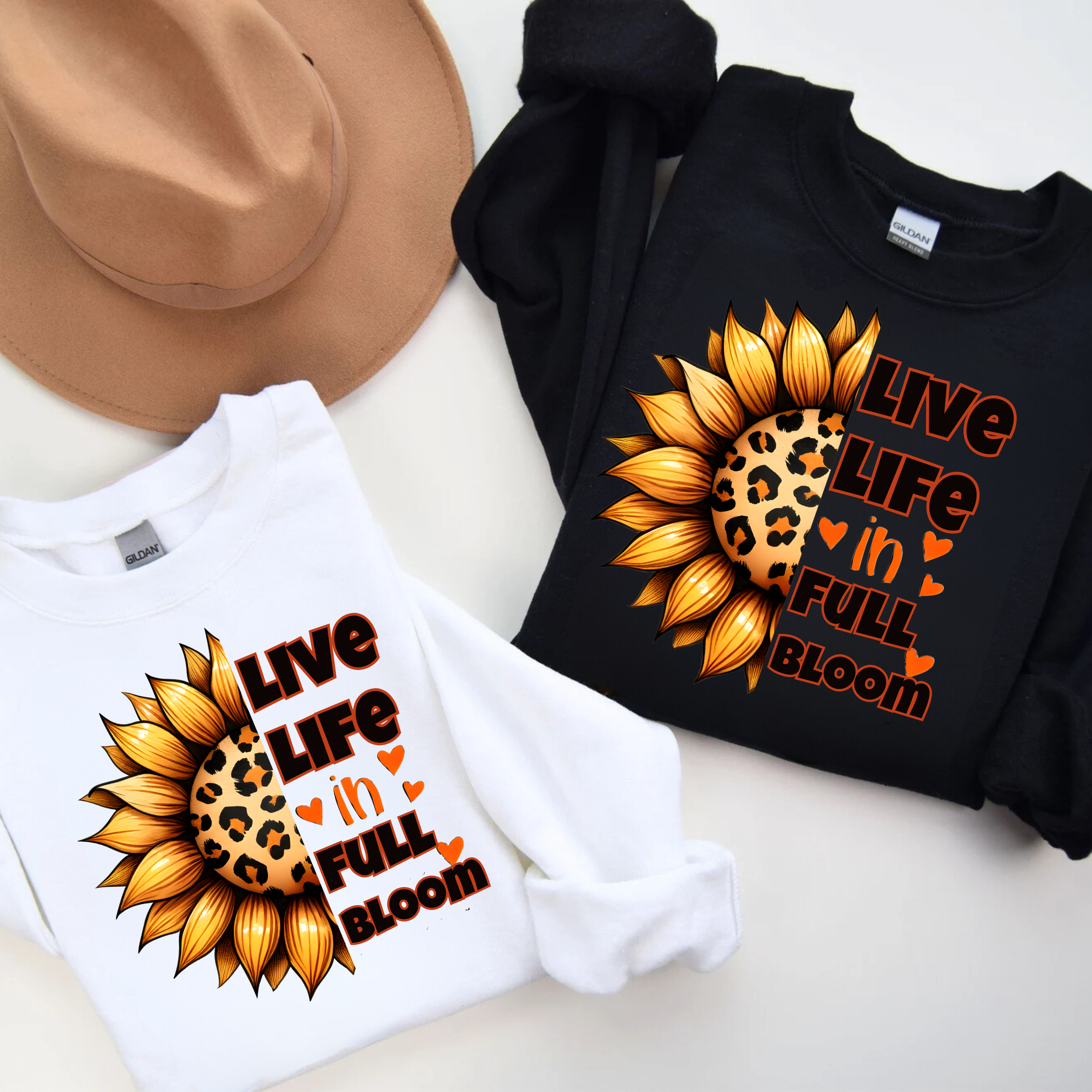 Live Life in Full Bloom Tee, Floral Graphic Shirt, Unisex Summer Tee, Gift for Nature Lovers, Positive Vibes Apparel, Birthday Gift [...]