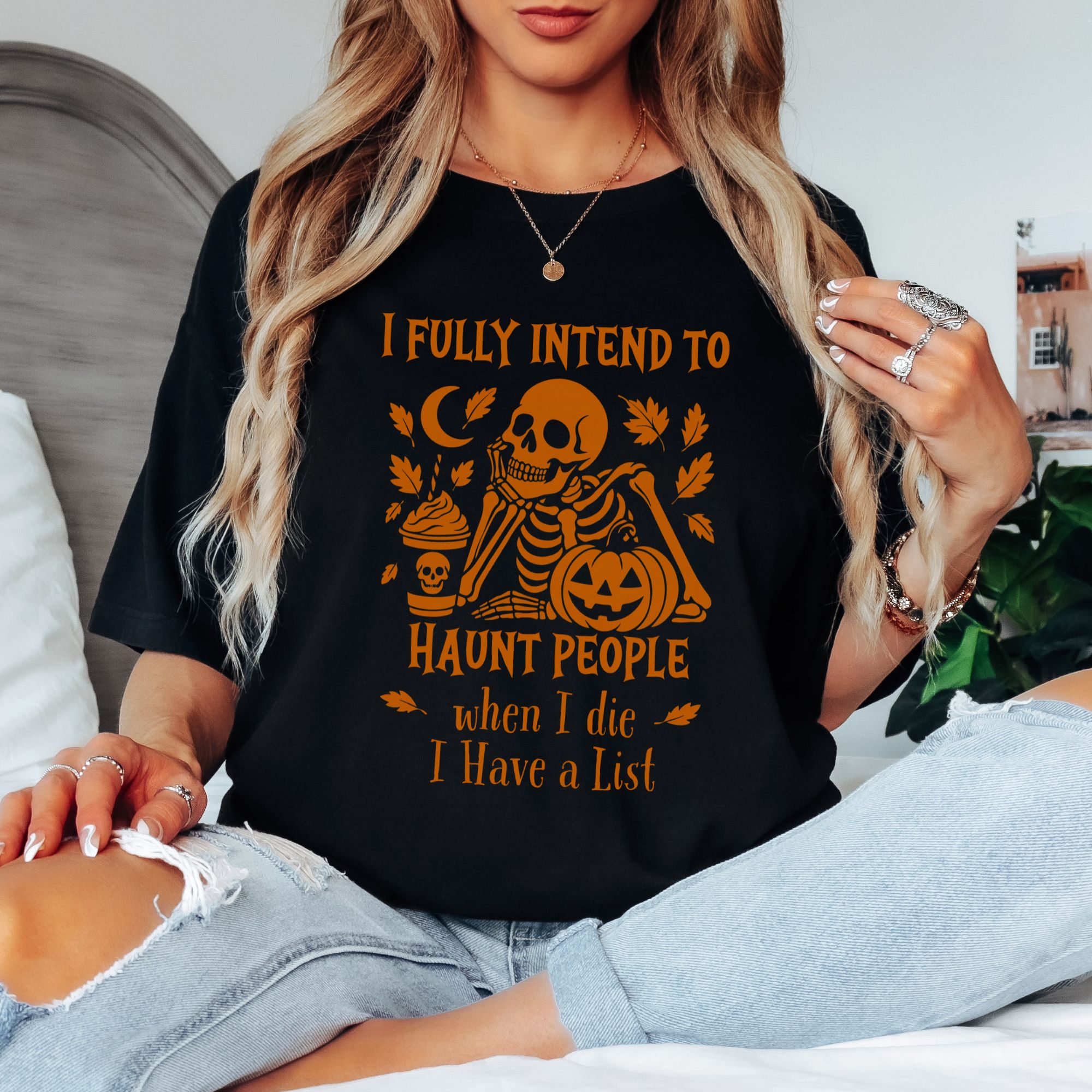 Funny Skeleton Halloween T-Shirt  product thumbnail image