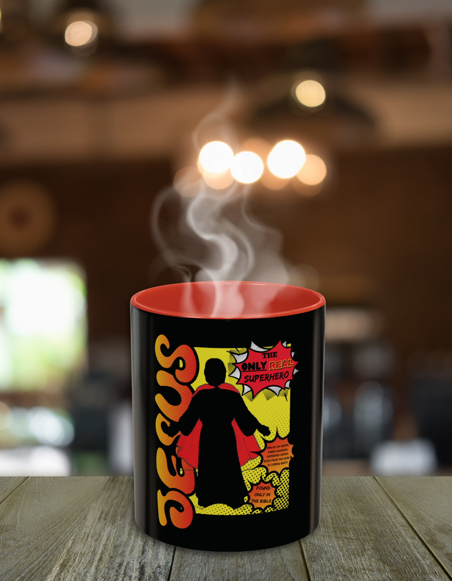 The ONLY REAL SuperHero Accent Coffee Mug (11, 15oz)
