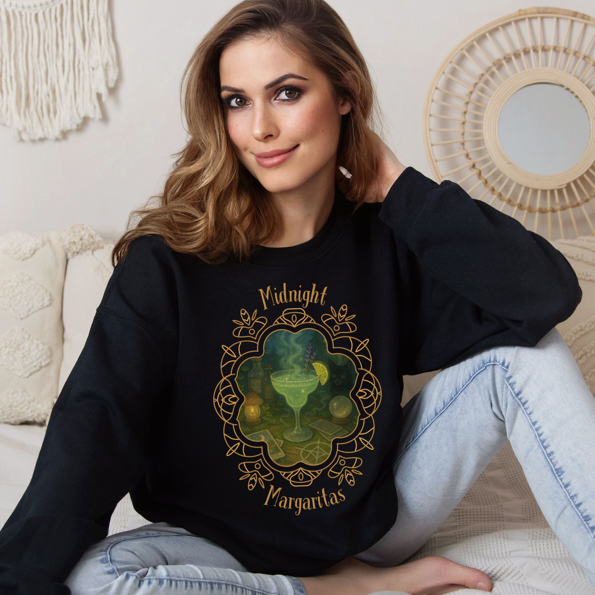 Midnight Margaritas Witchy Sweatshirt product thumbnail image