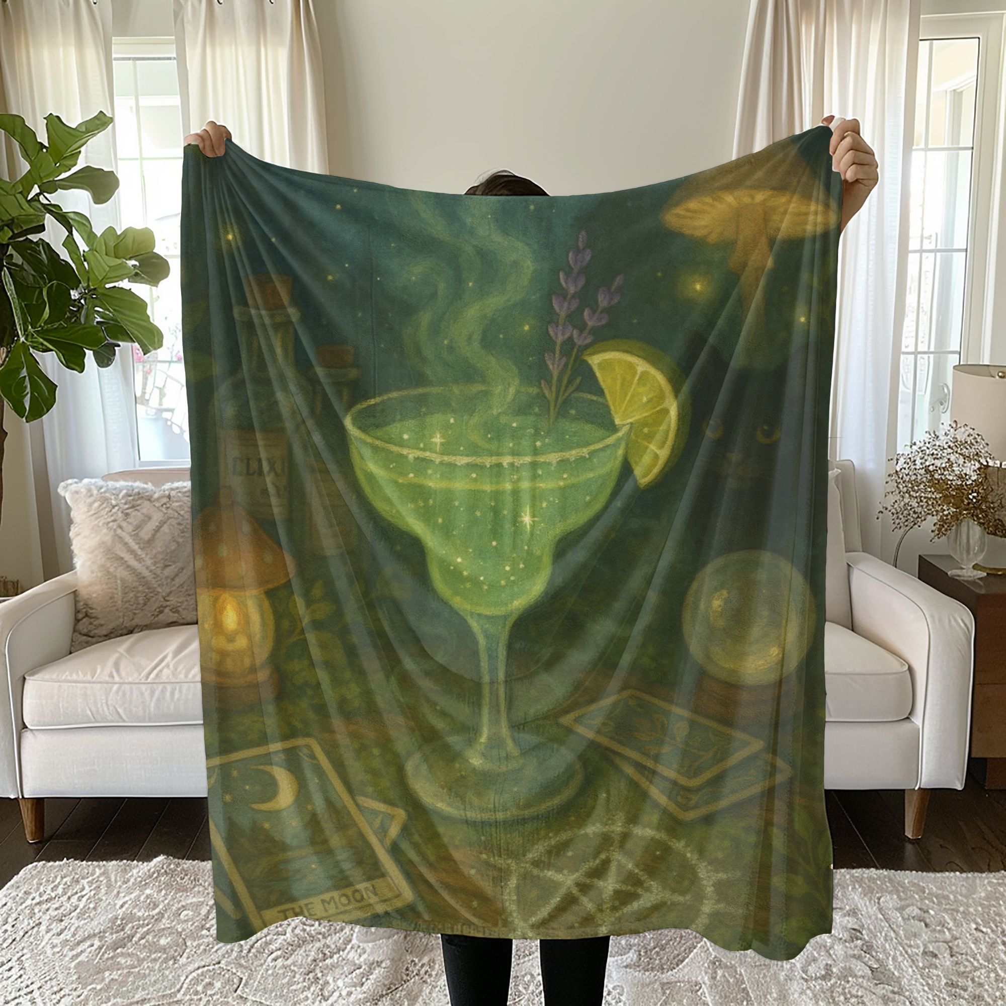 Midnight Margaritas Plush Blanket product thumbnail image Midnight Margaritas Plush Blanket product thumbnail image
