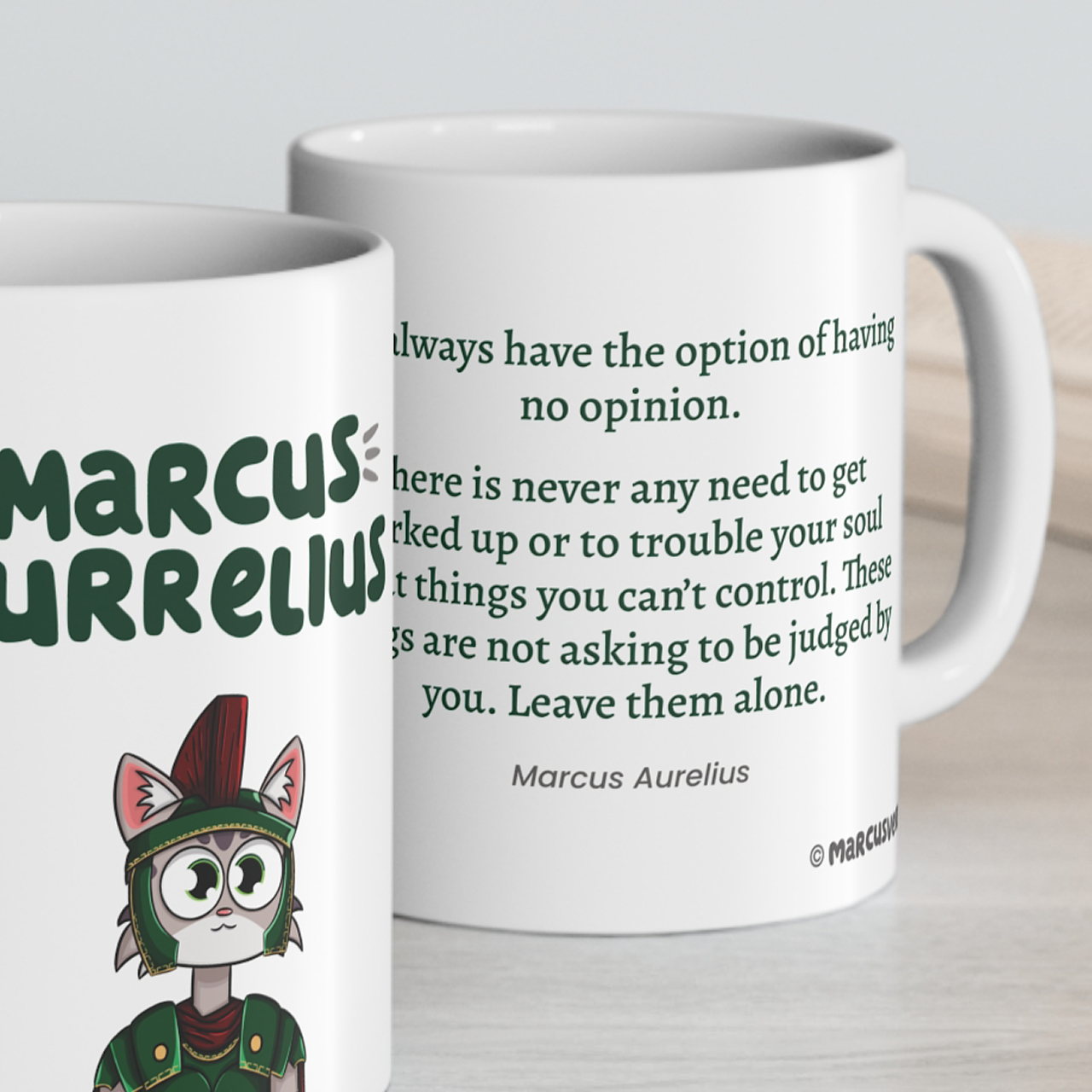 Marcus Mug - You always have the option of having no opinion. 