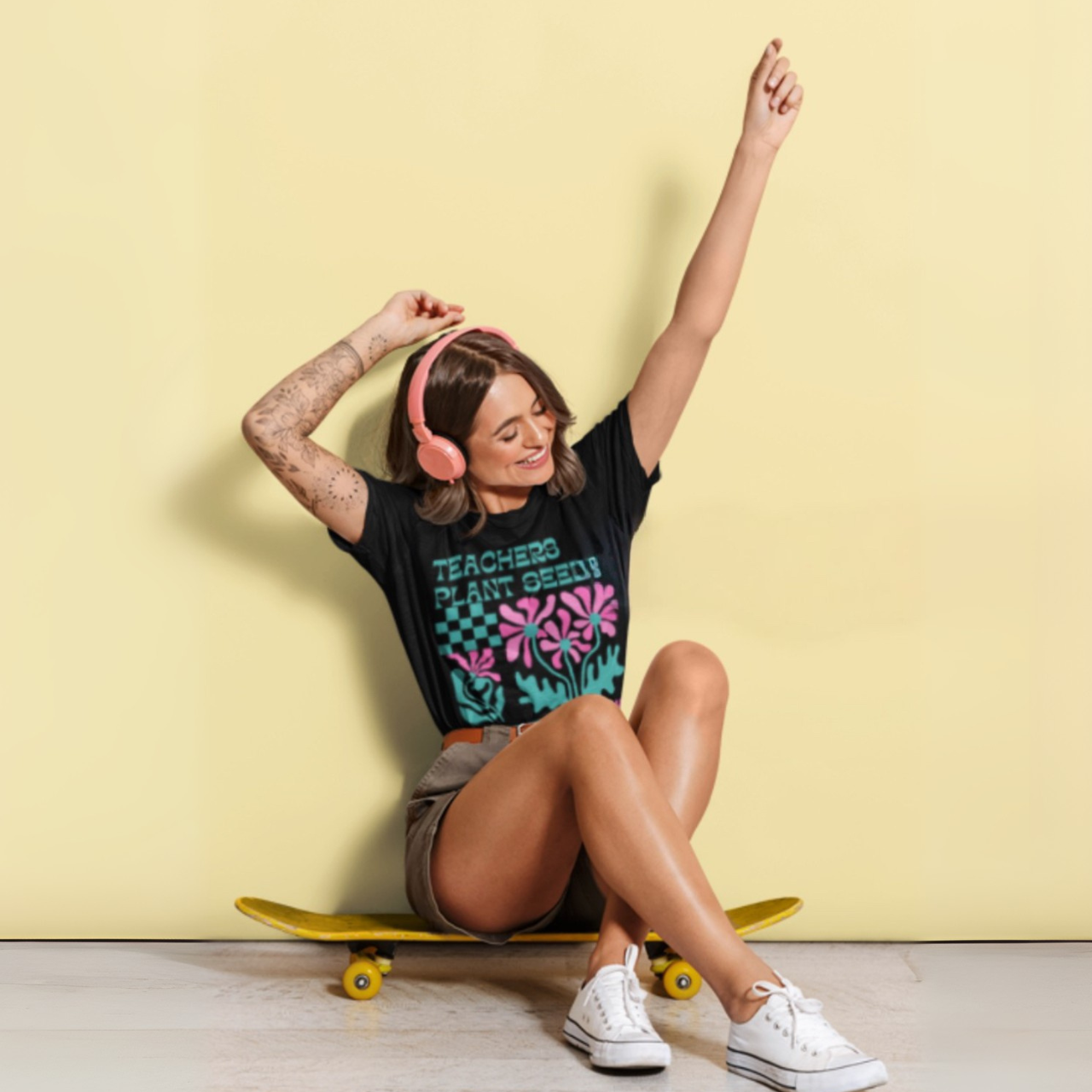 Teachers Plant Seeds That Grow Forever- Teacher Tee product thumbnail image