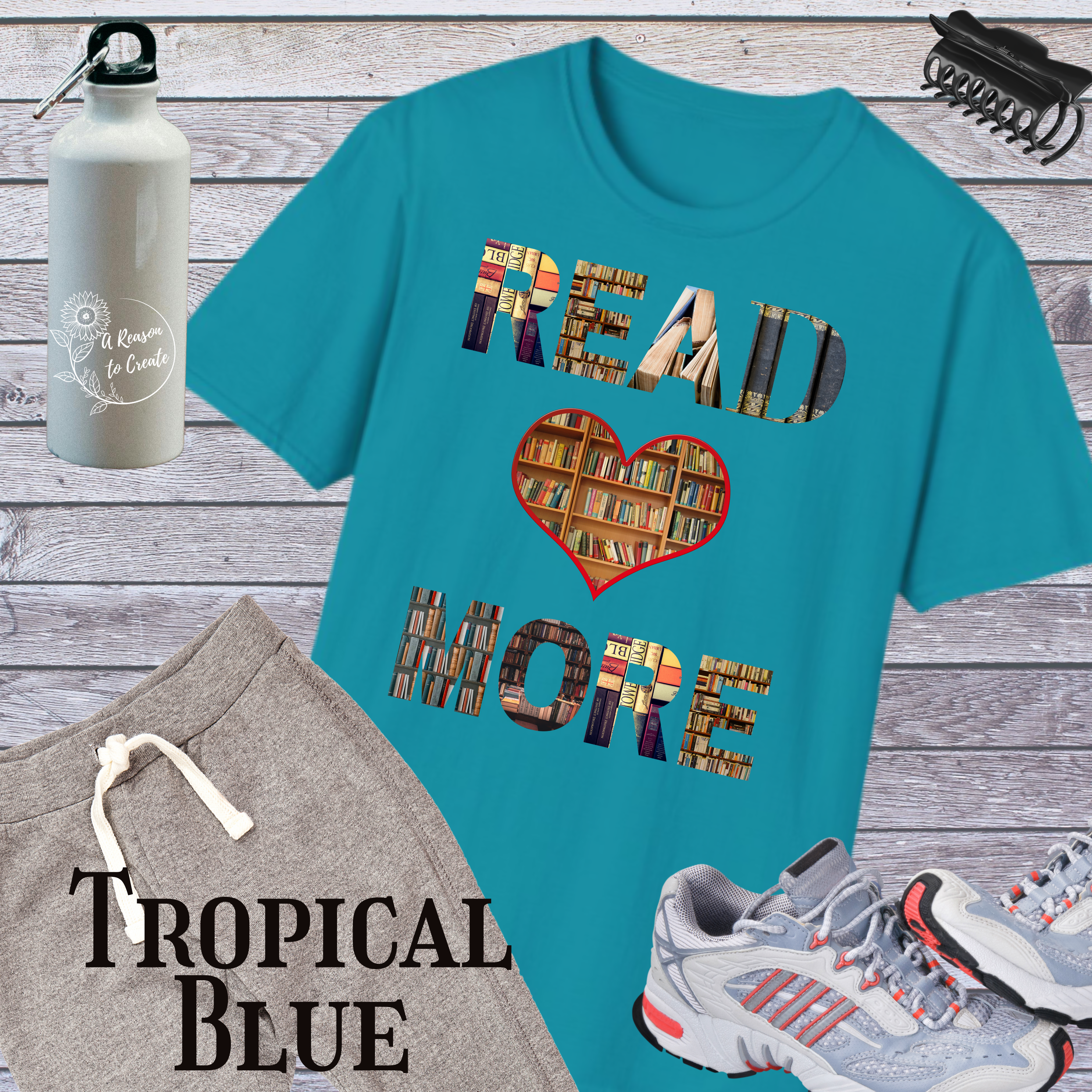 Read More Unisex Softstyle T-Shirt, Book Lover Gift, Literary Tee, Reading Apparel, Cozy Casual Wear, Perfect for Book Clubs product thumbnail image