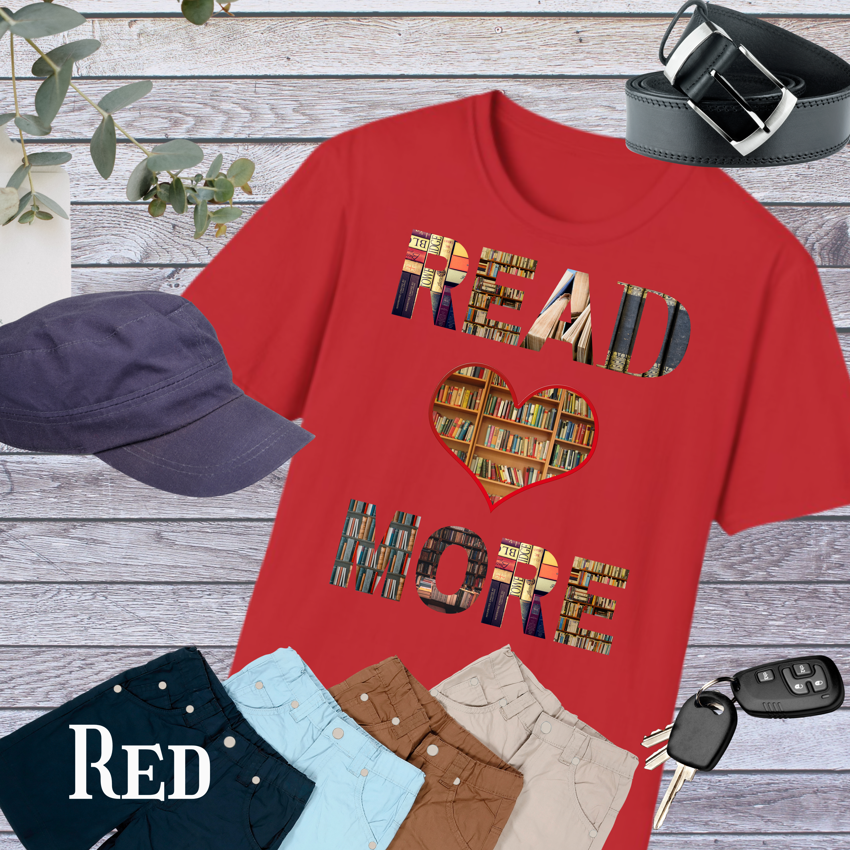 Read More Unisex Softstyle T-Shirt, Book Lover Gift, Literary Tee, Reading Apparel, Cozy Casual Wear, Perfect for Book Clubs product thumbnail image