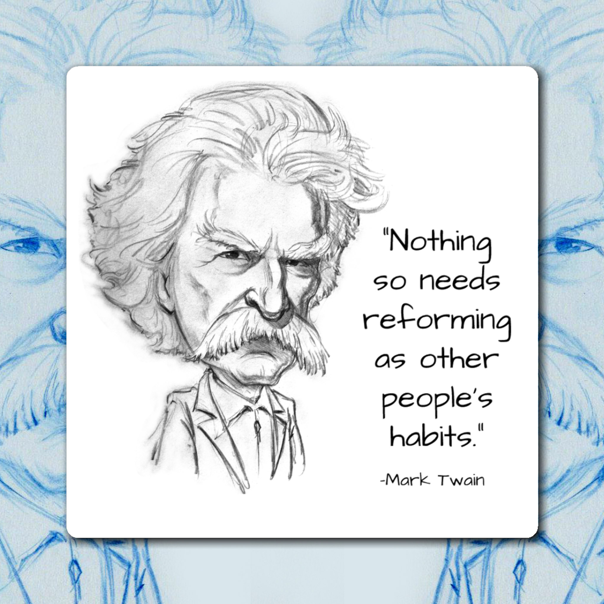 Inspirational Quote Magnet - Mark Twain's Wisdom - Perfect for Home & Office Decor product thumbnail image Inspirational Quote Magnet - Mark Twain's Wisdom - Perfect for Home & Office Decor product thumbnail image
