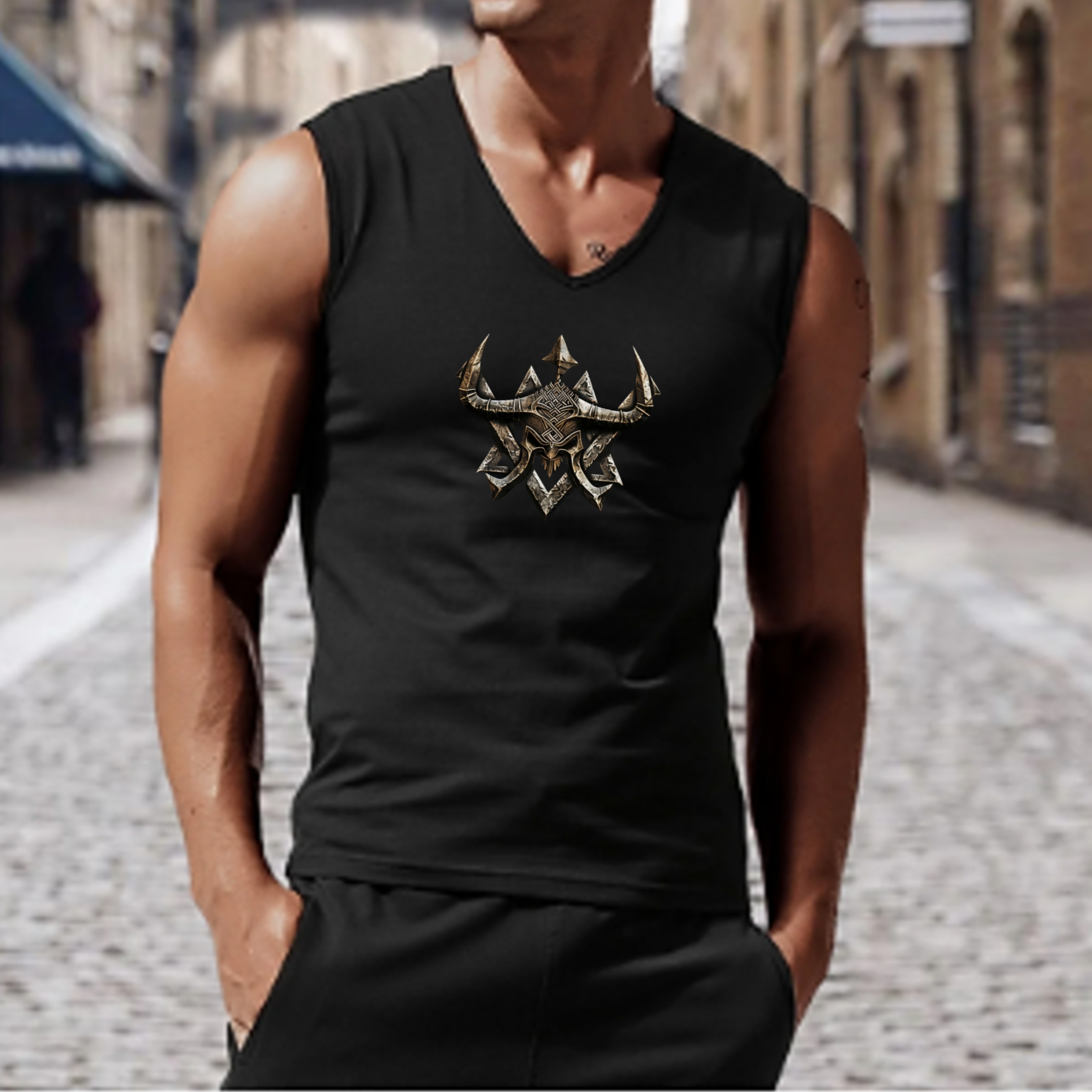 Thor Viking God Logo Unisex Jersey Tank product thumbnail image Thor Viking God Logo Unisex Jersey Tank product thumbnail image